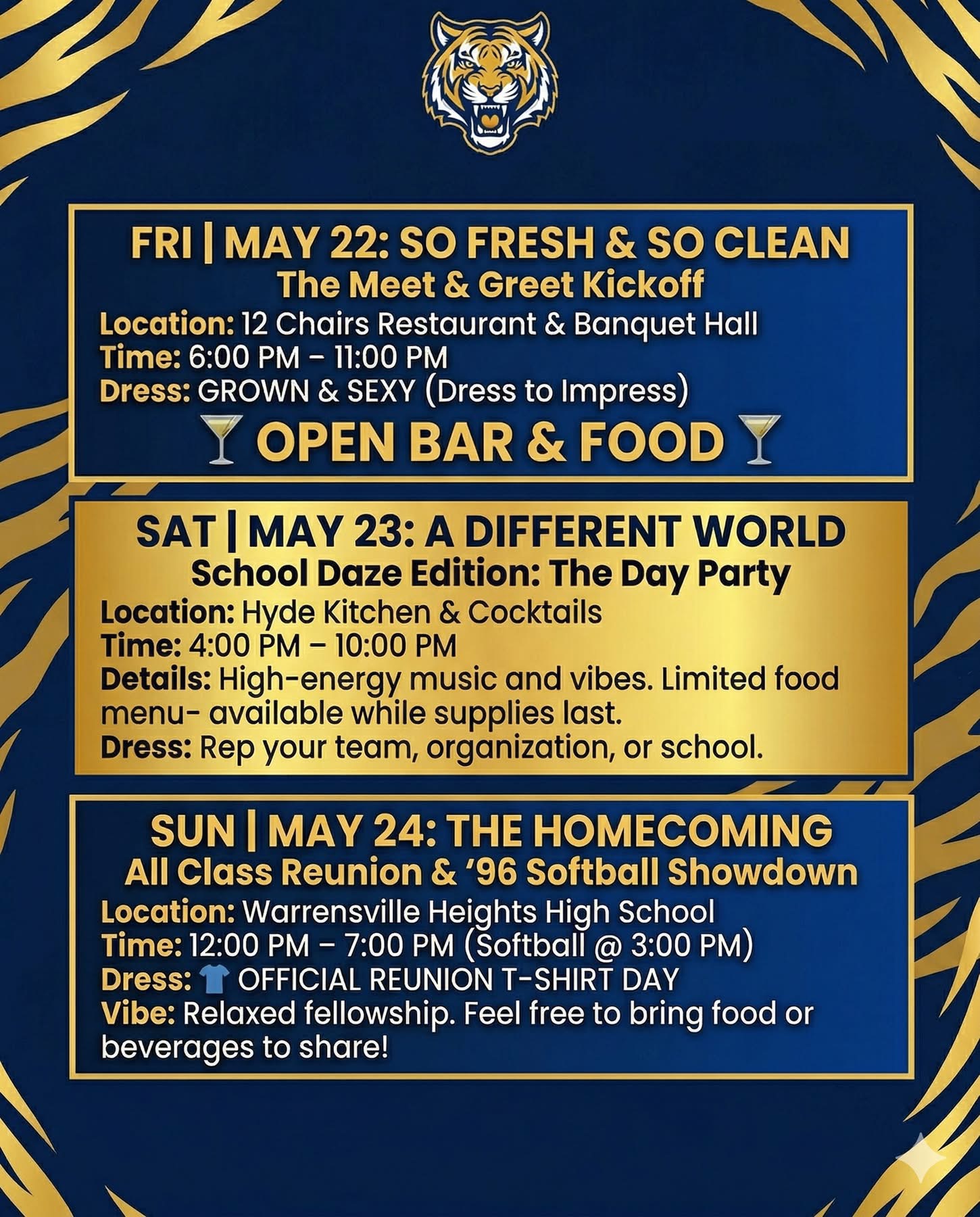 Class of 96 full weekend
