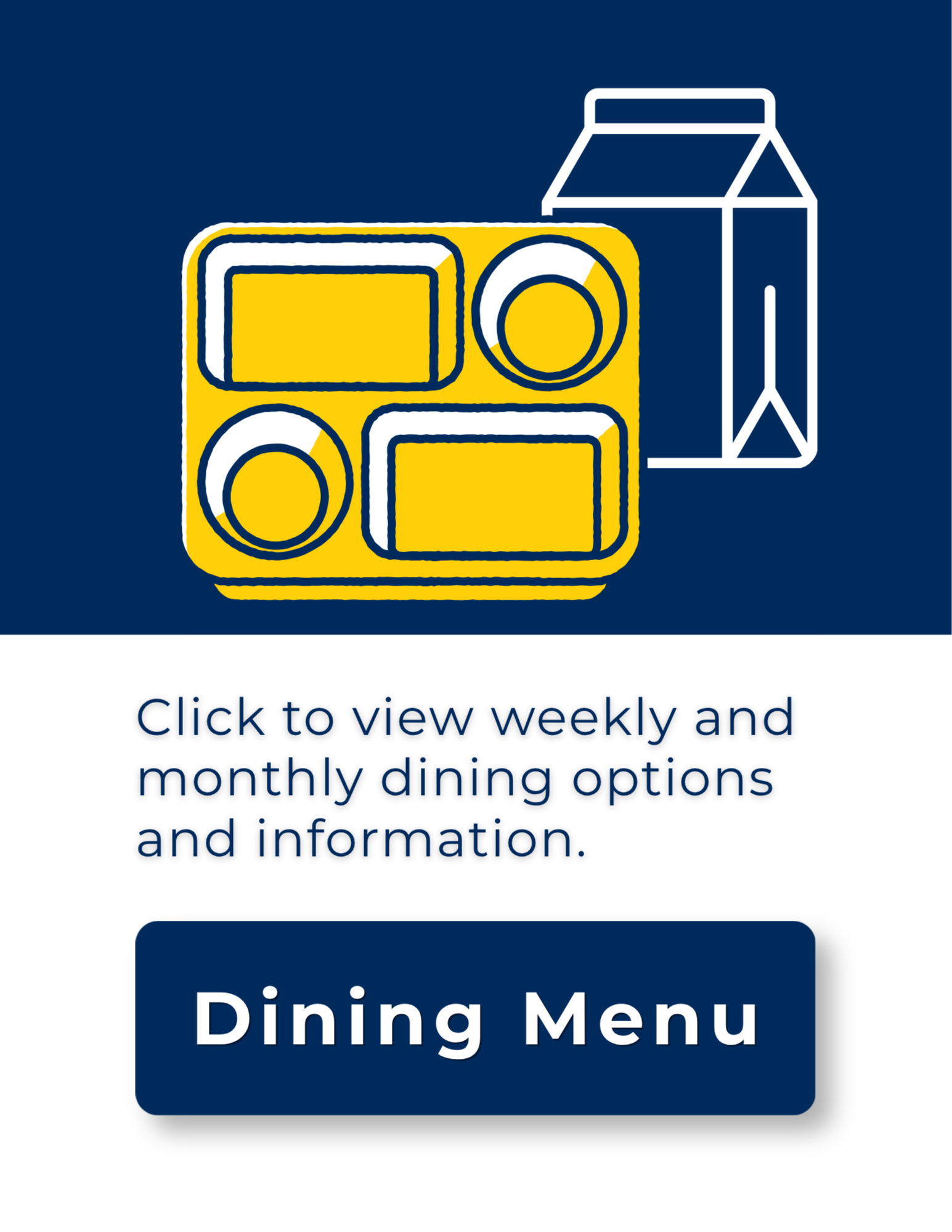 Dining options link graphic link to school dining page