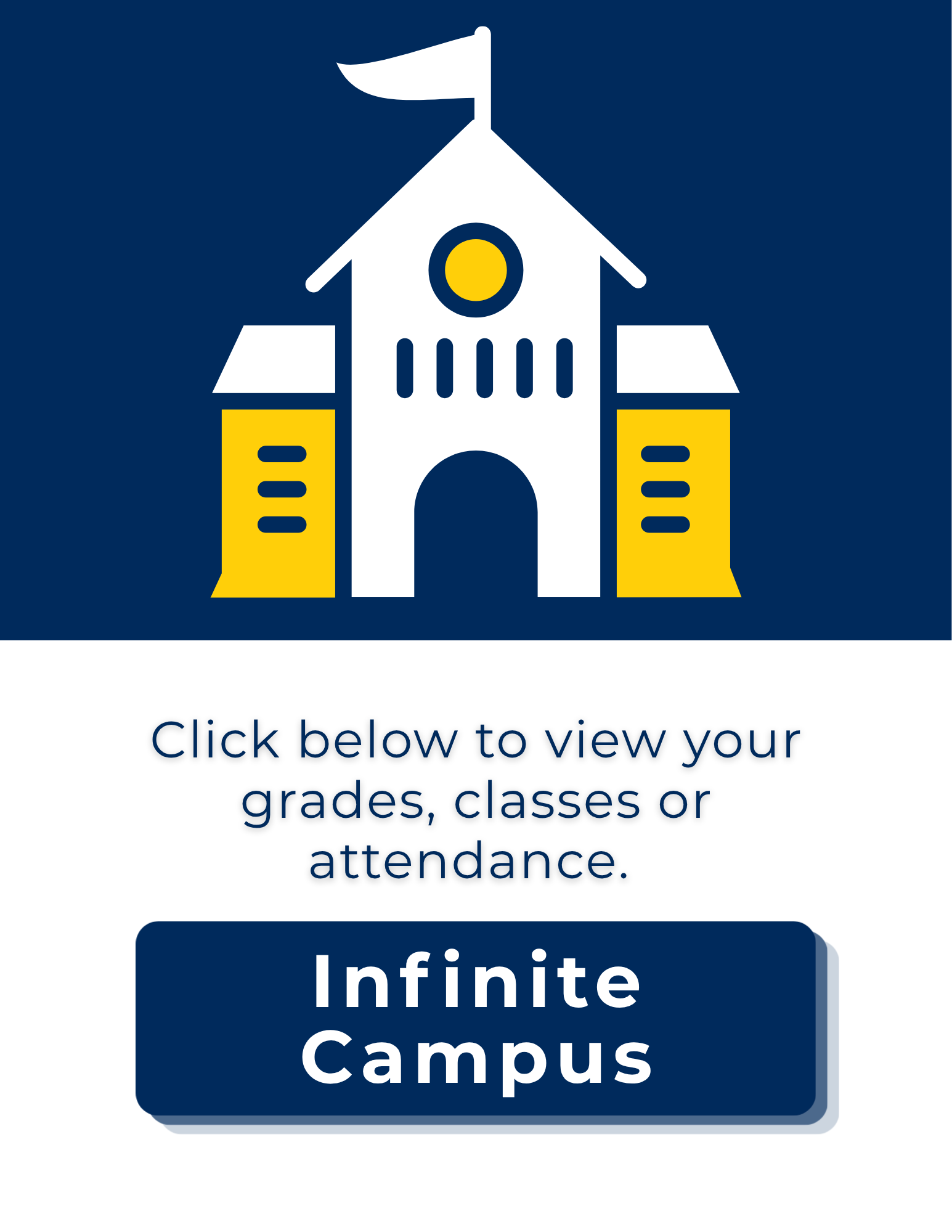 Infinite Campus icon for students to click to access grades and classes
