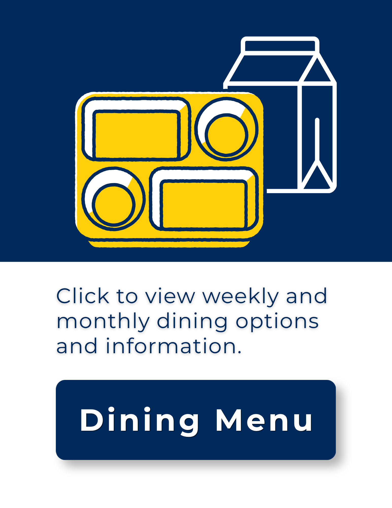 Dining options link graphic link to school dining page