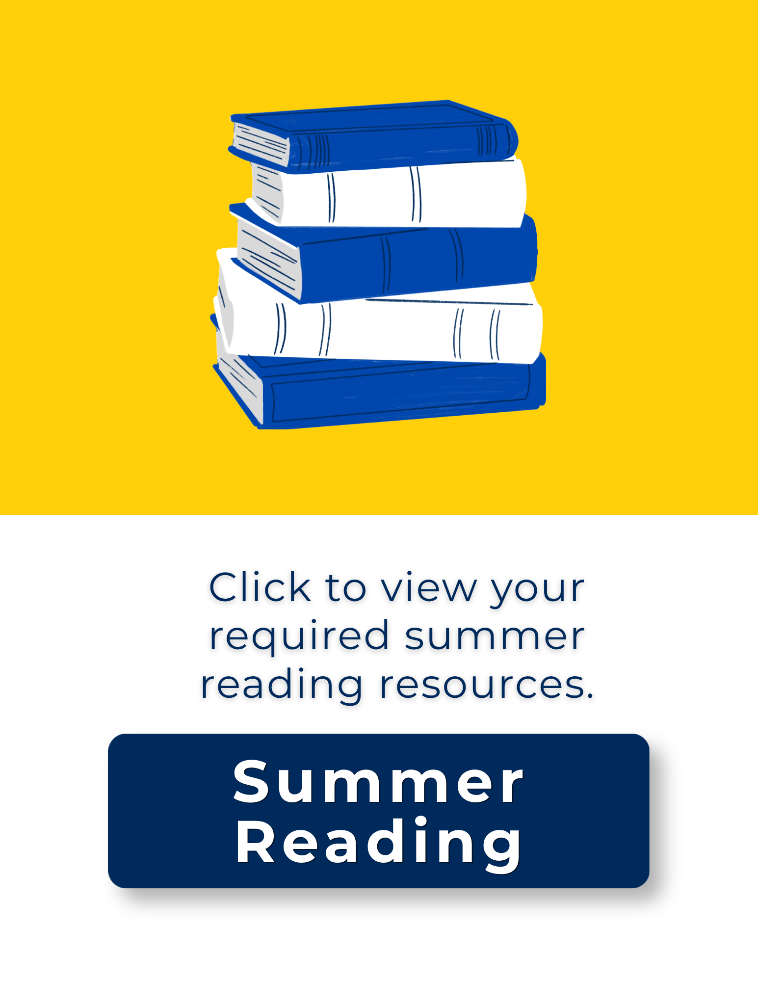 Summer reading graphic linked to summer reading page