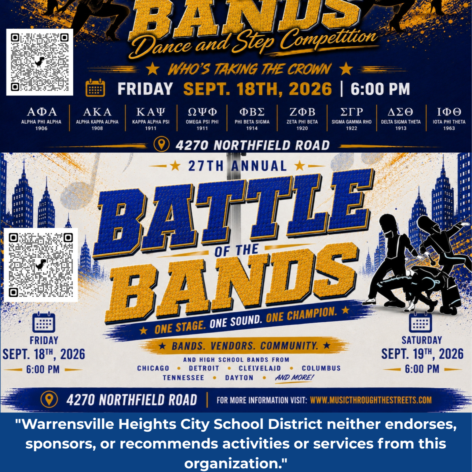Battle of the bands flyer
