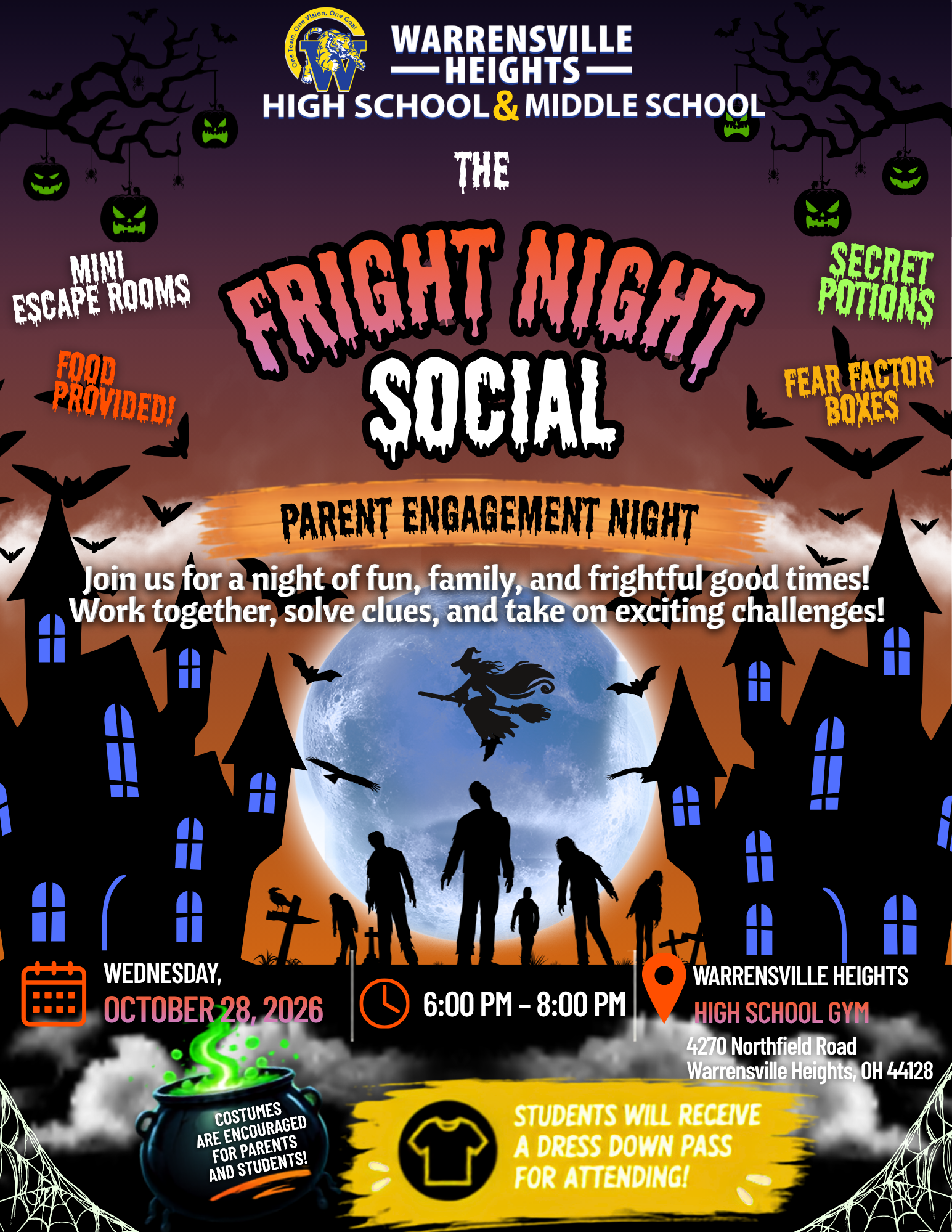 Fright Night Social Parent Engagement Night