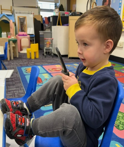 Kid in classroom