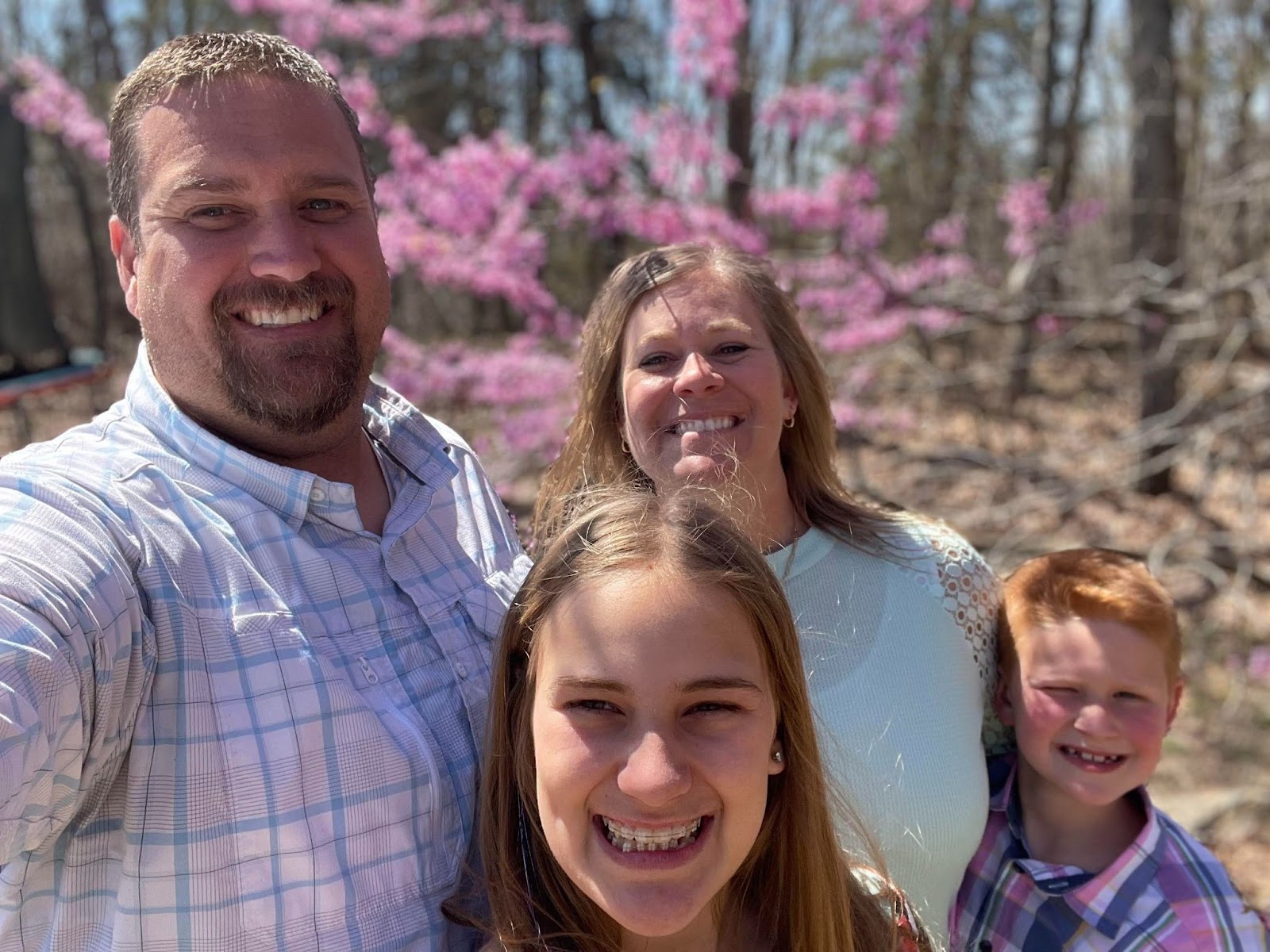 Brad Royle and his family 