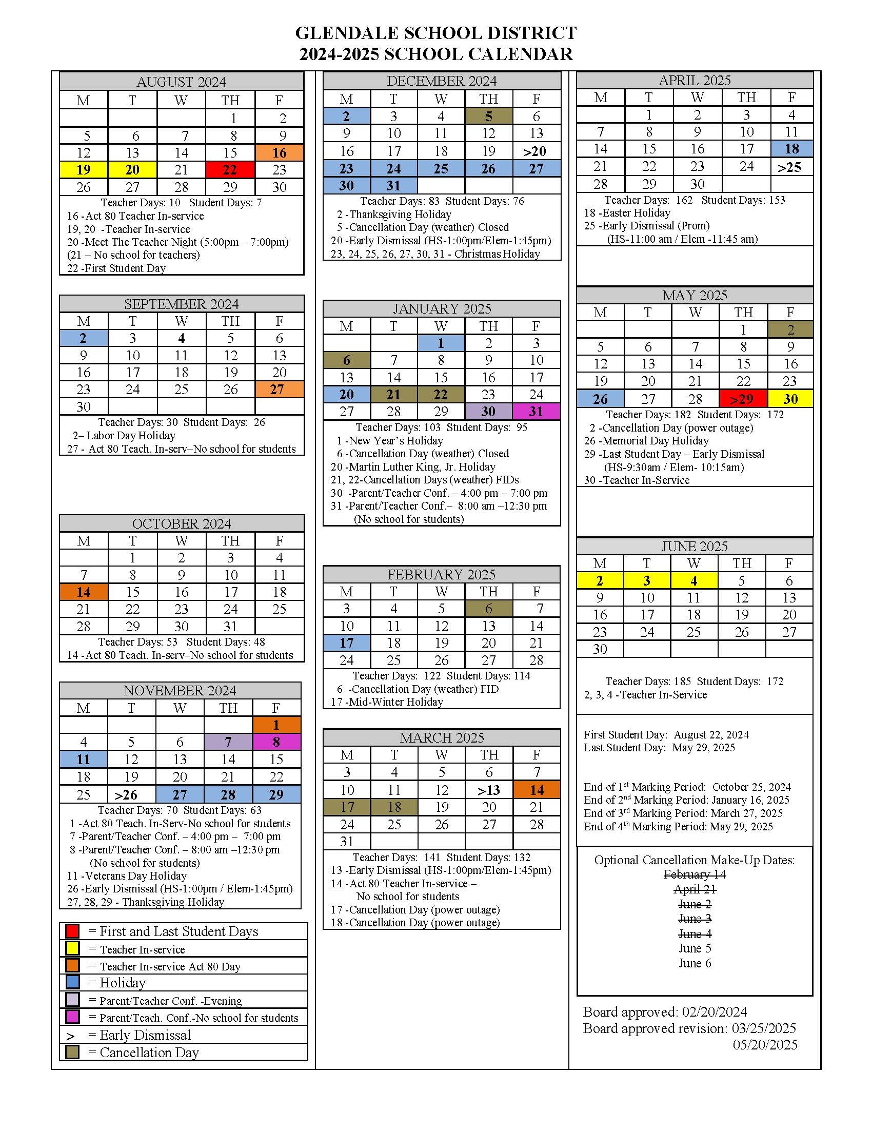 calendar