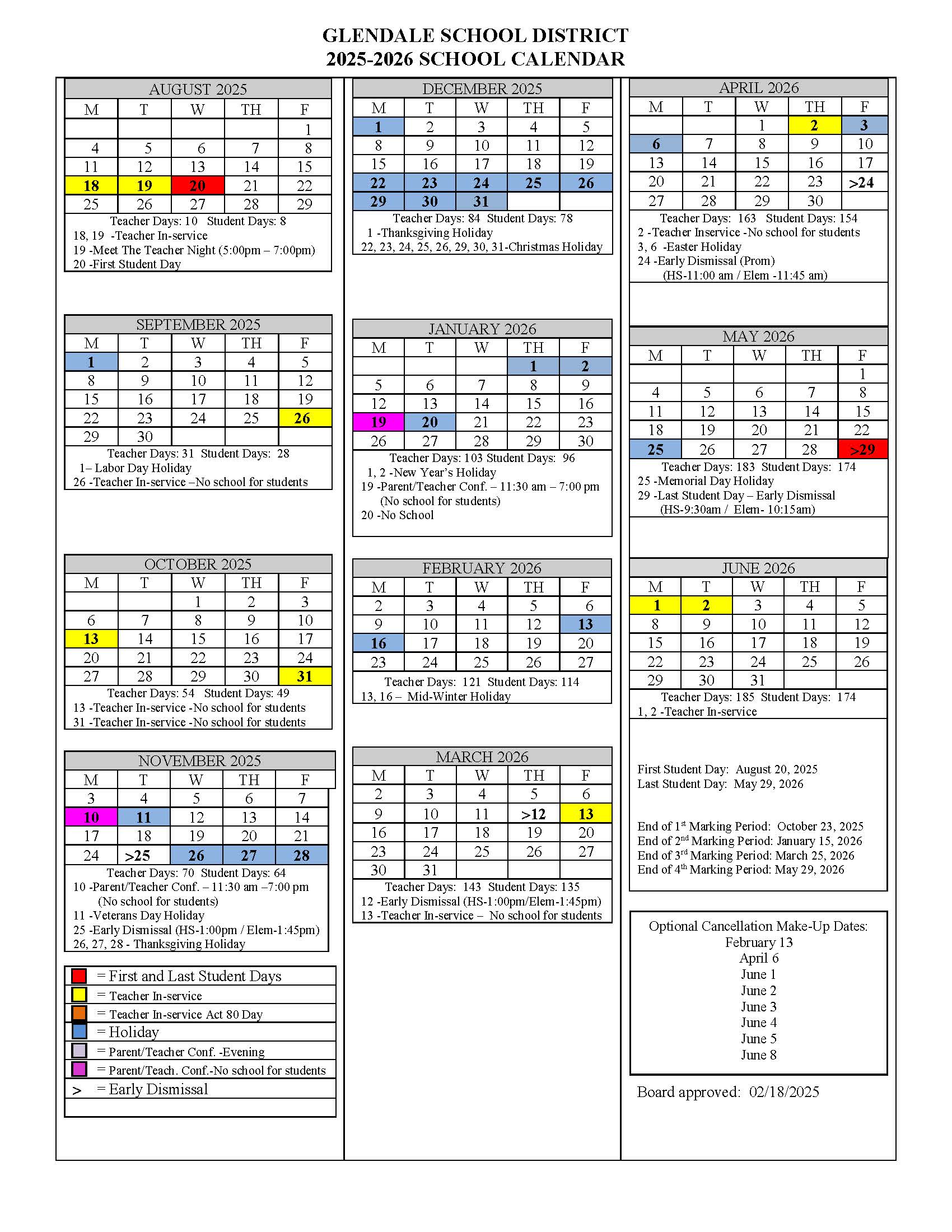 25-26 Calendar