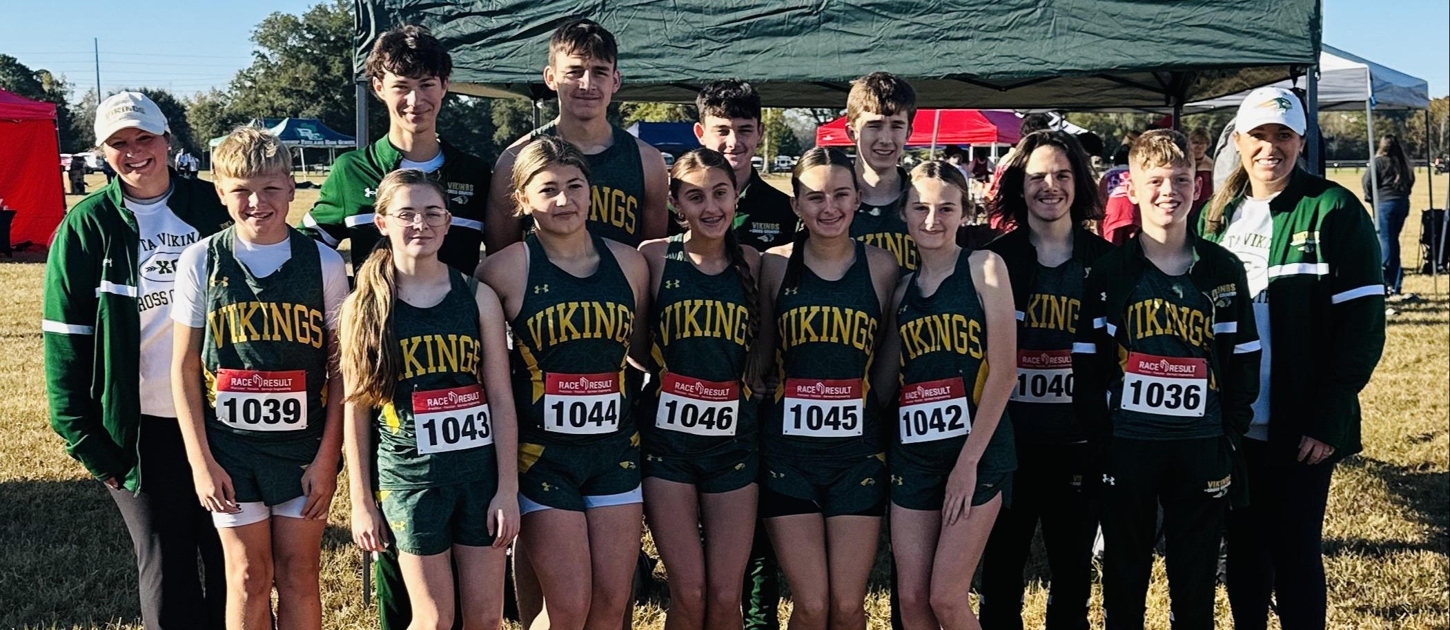 Cross Country Team at State Qualifiers