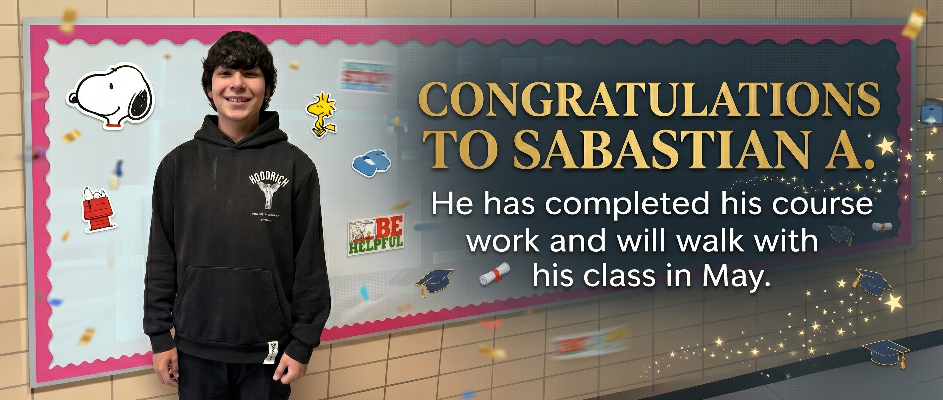 Sabastian A completed course work