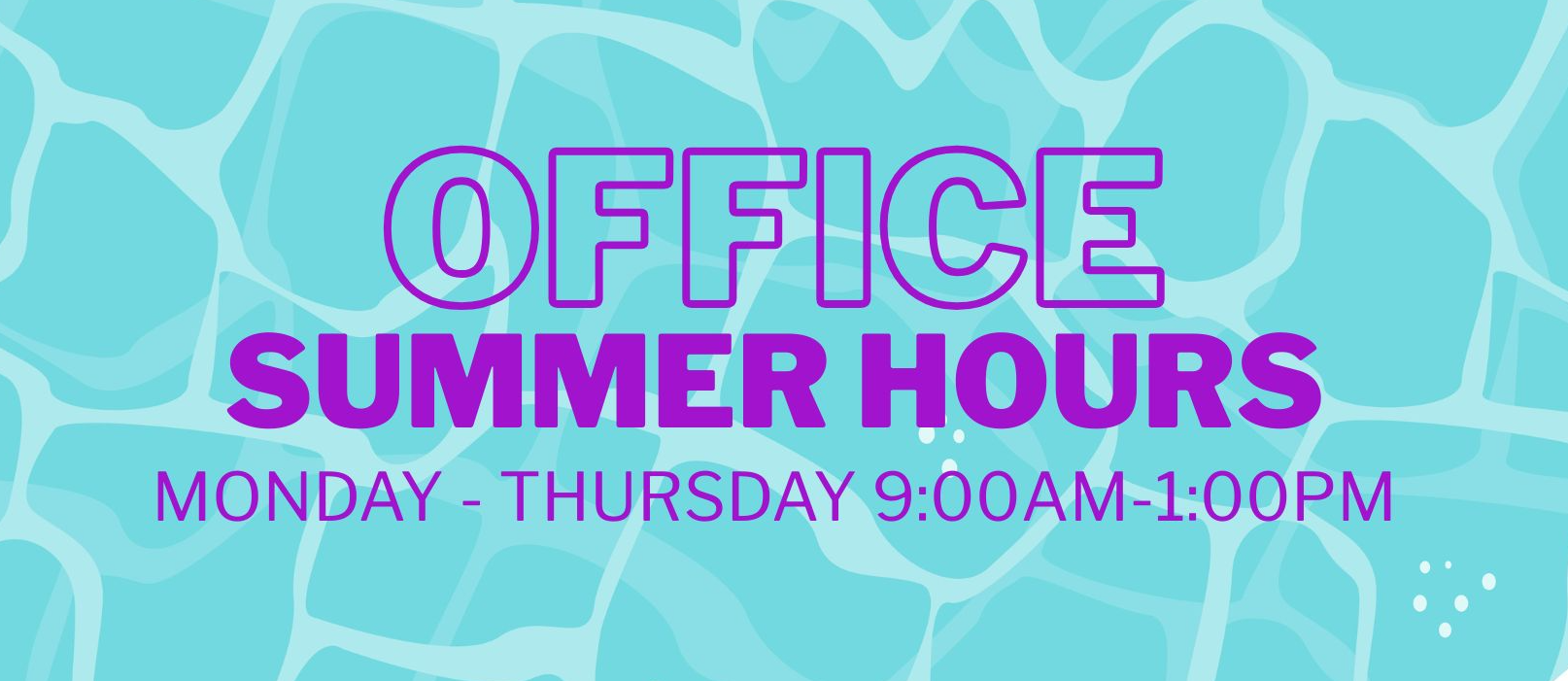 Summer Hours
