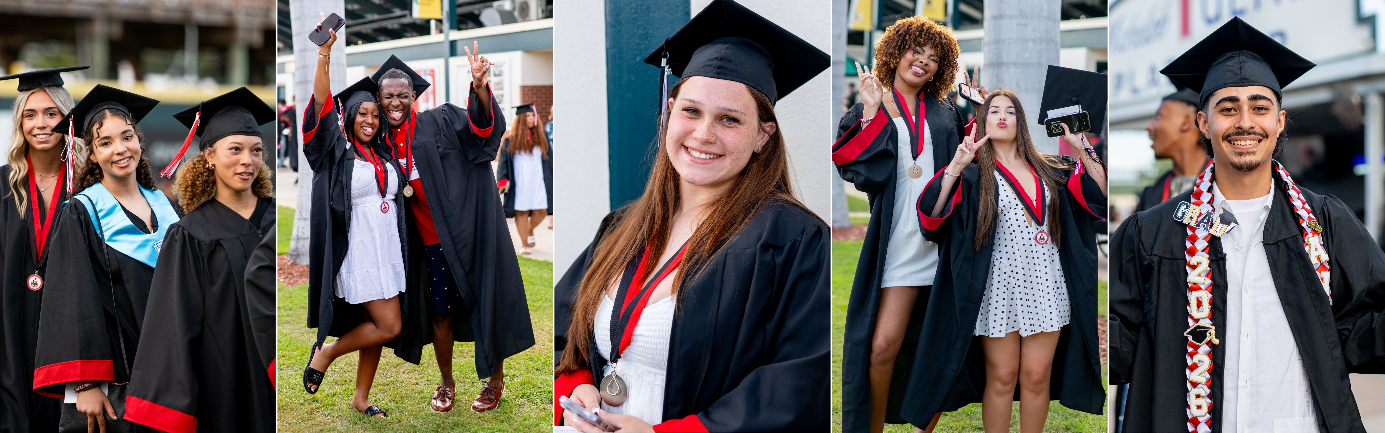 School District seniors graduate from high school.