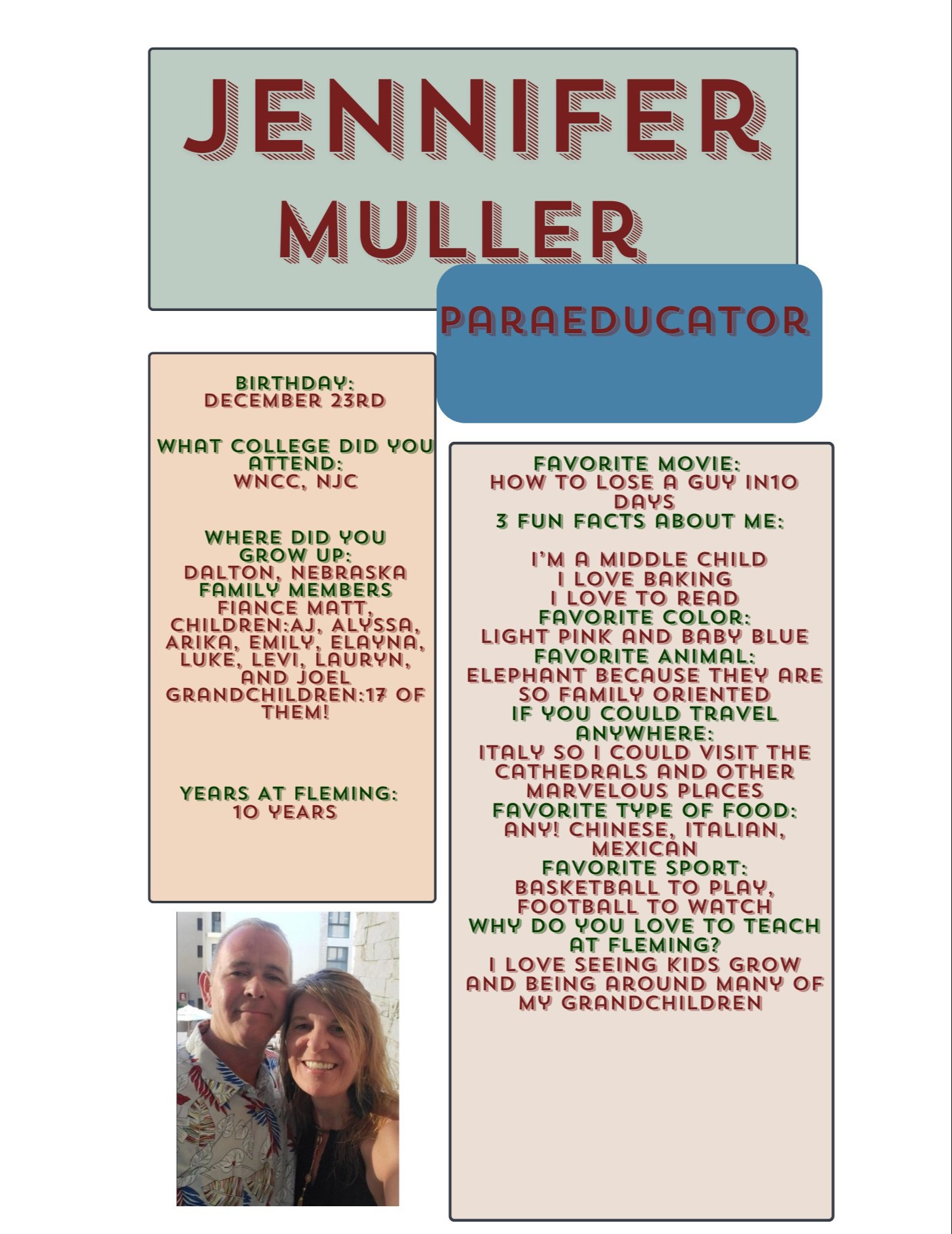 Staff Spotlights