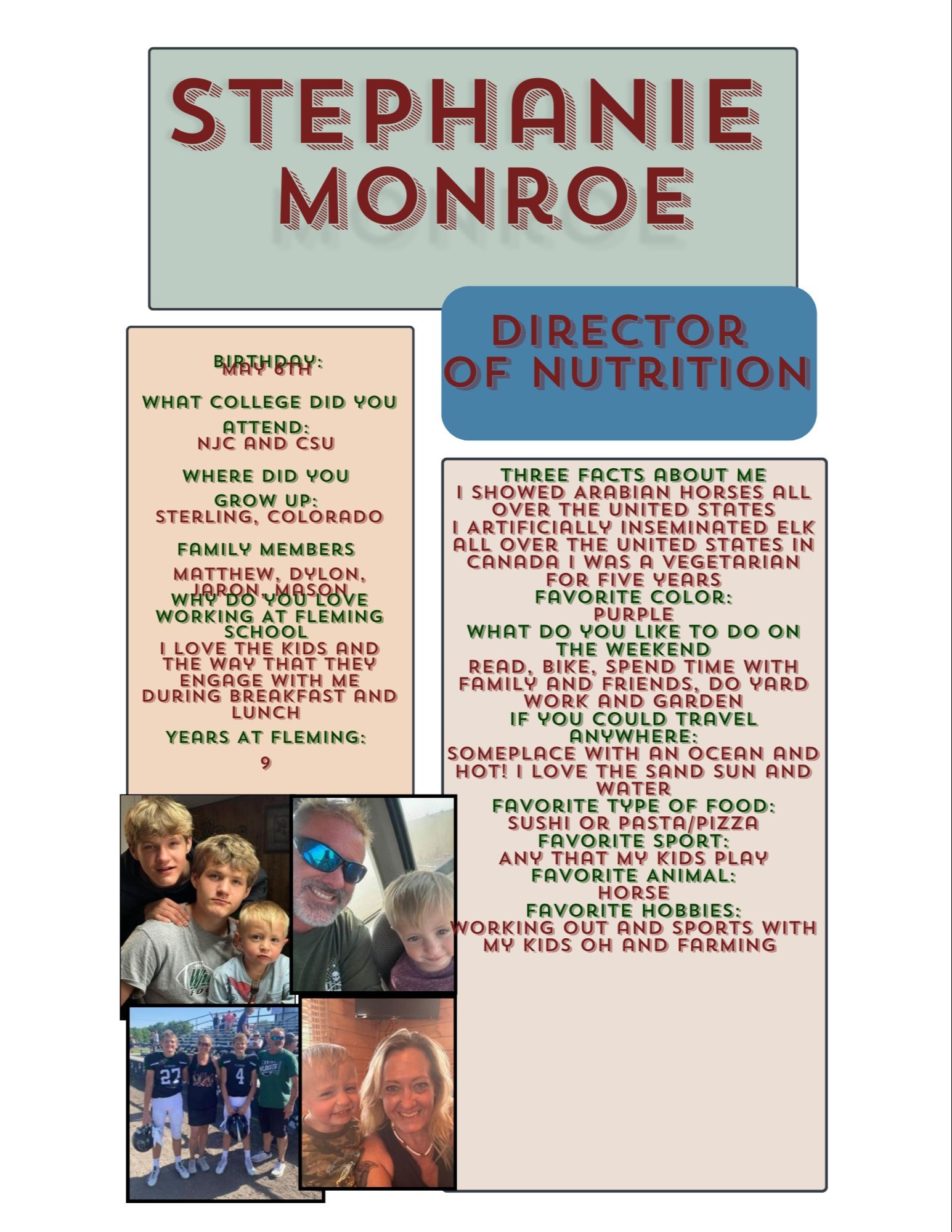 Staff Spotlights