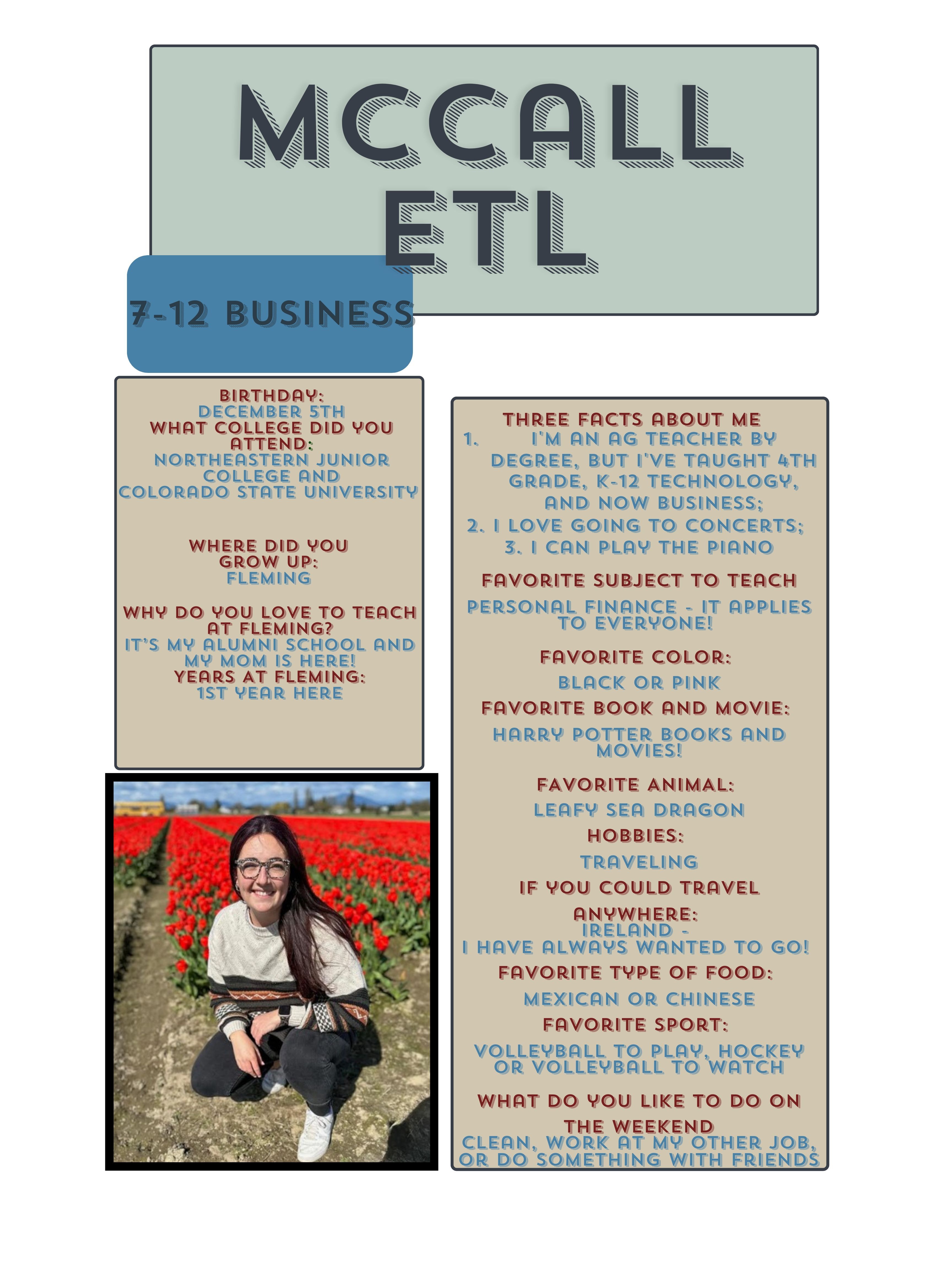 McCall Etl