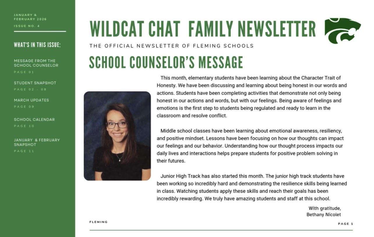 Wildcat Chat Family Newsletter