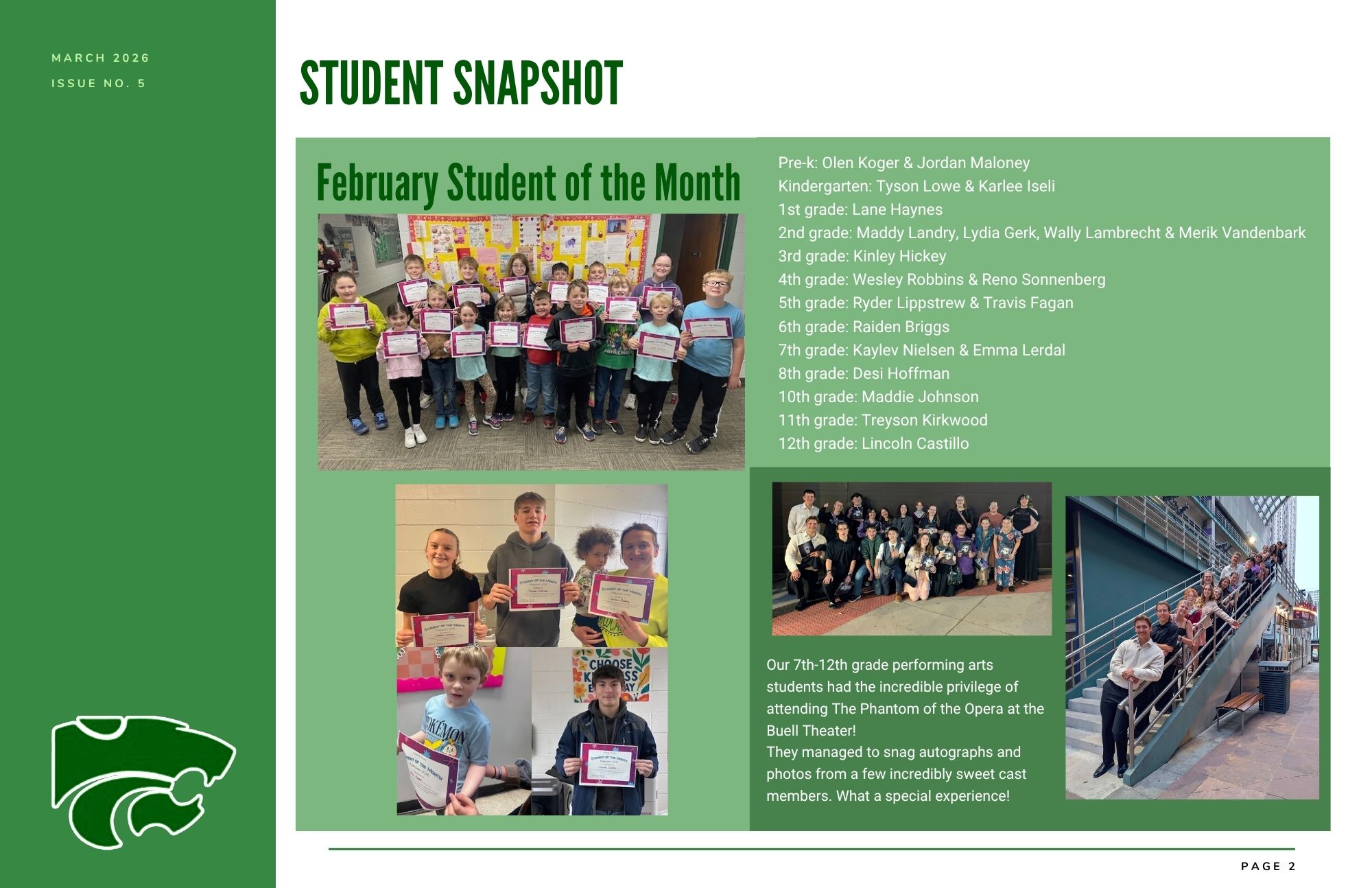 Wildcat Chat Family Newsletter