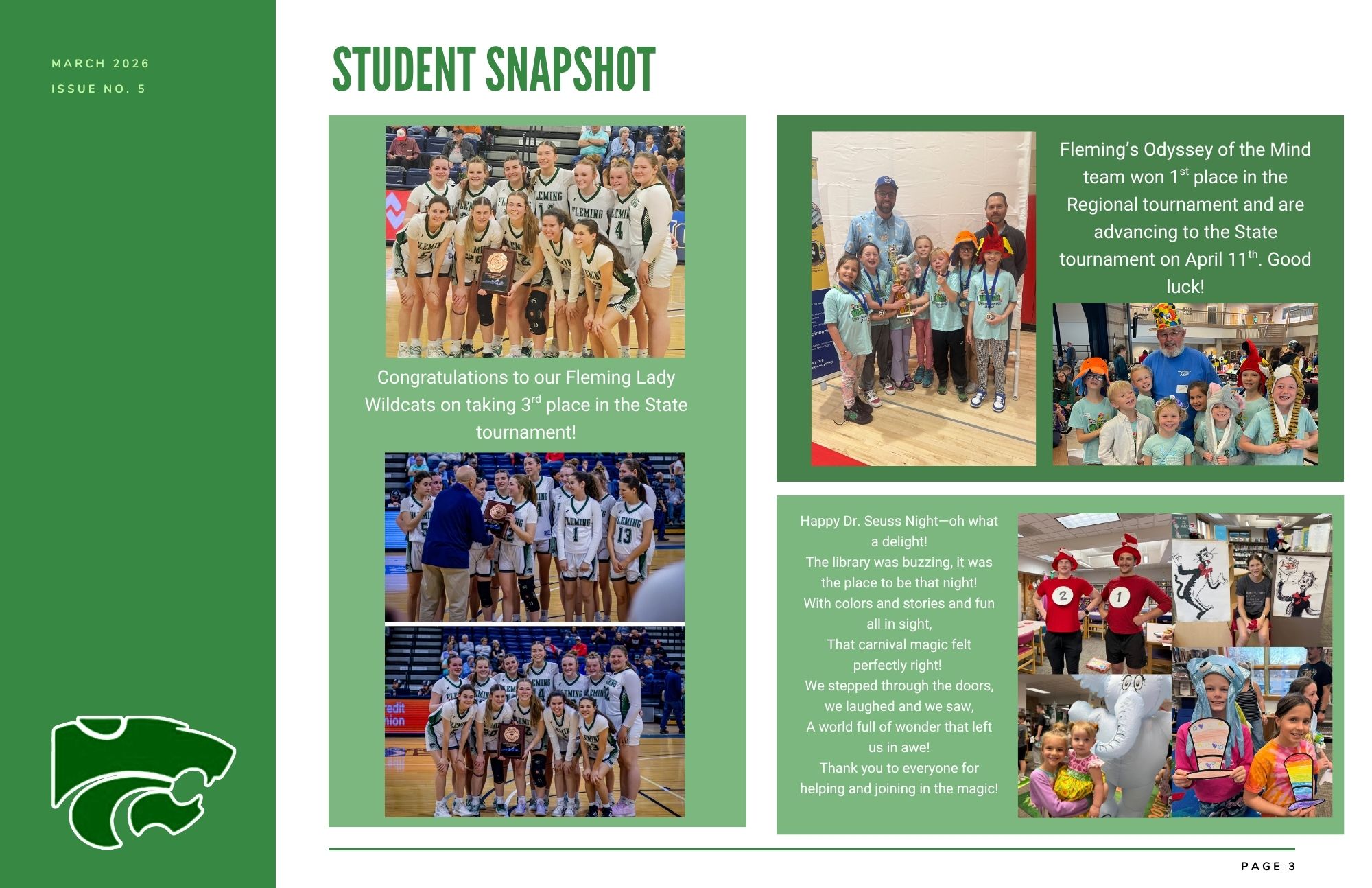 Wildcat Chat Family Newsletter