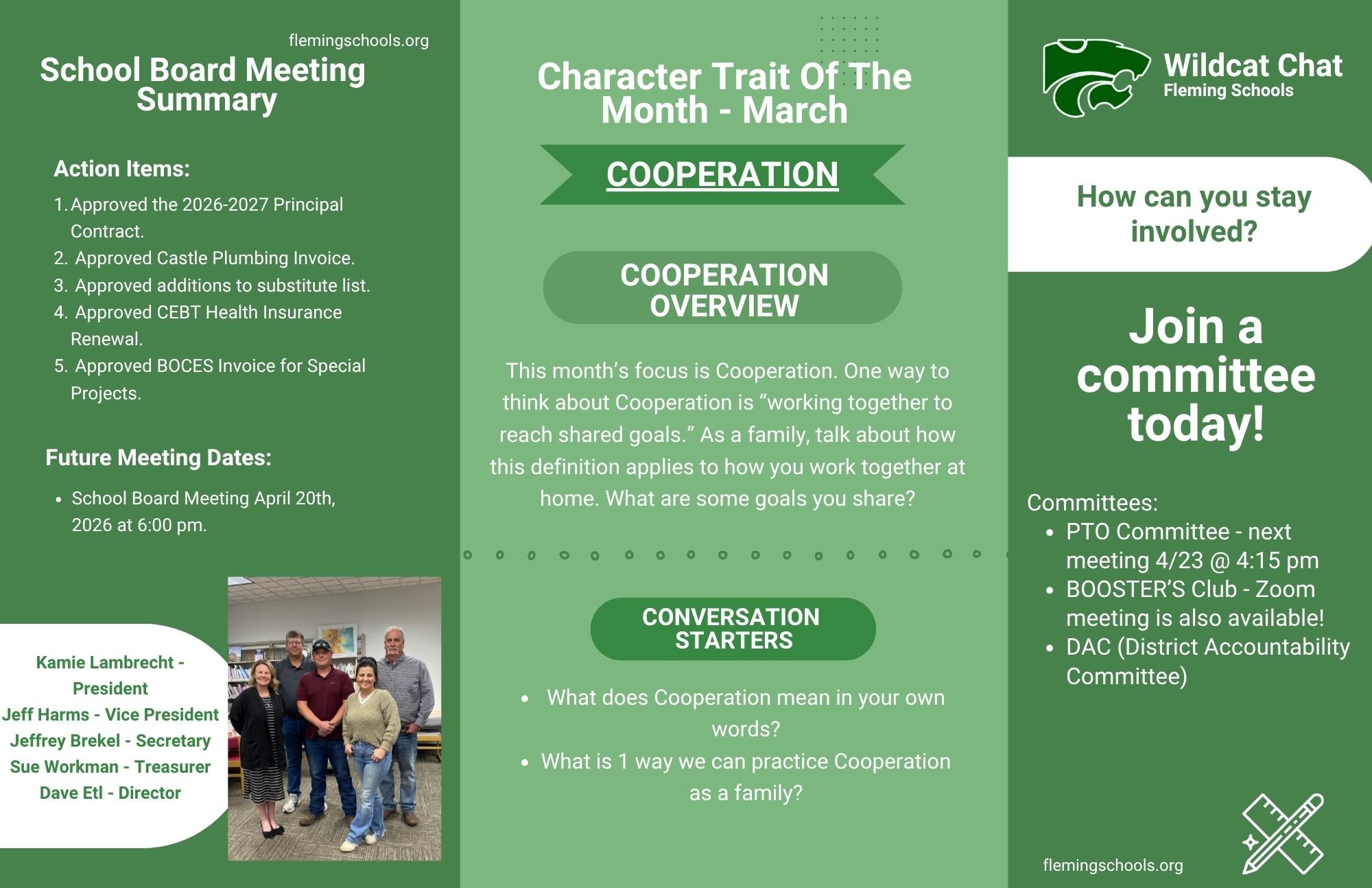 Wildcat Chat Family Newsletter