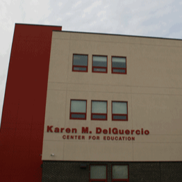 red building