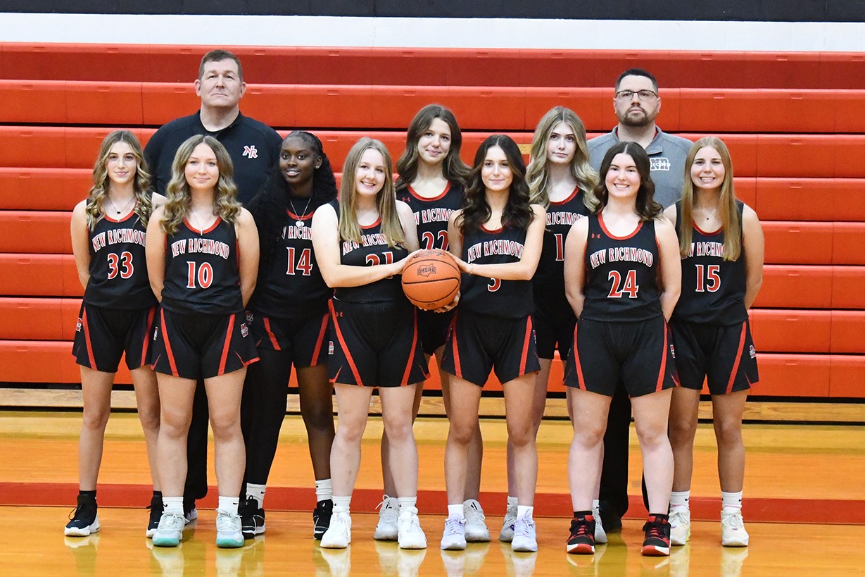 The 2024-2025 NRHS Junior Varsity Girls Basketball team