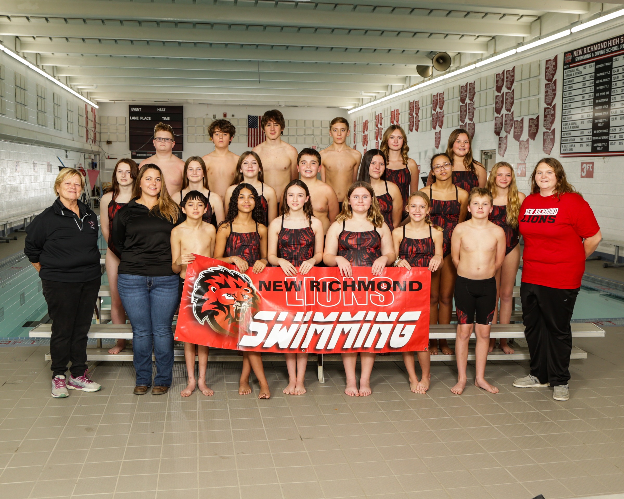 2024-2025 NRMS Boys and Girls Swimming Teams