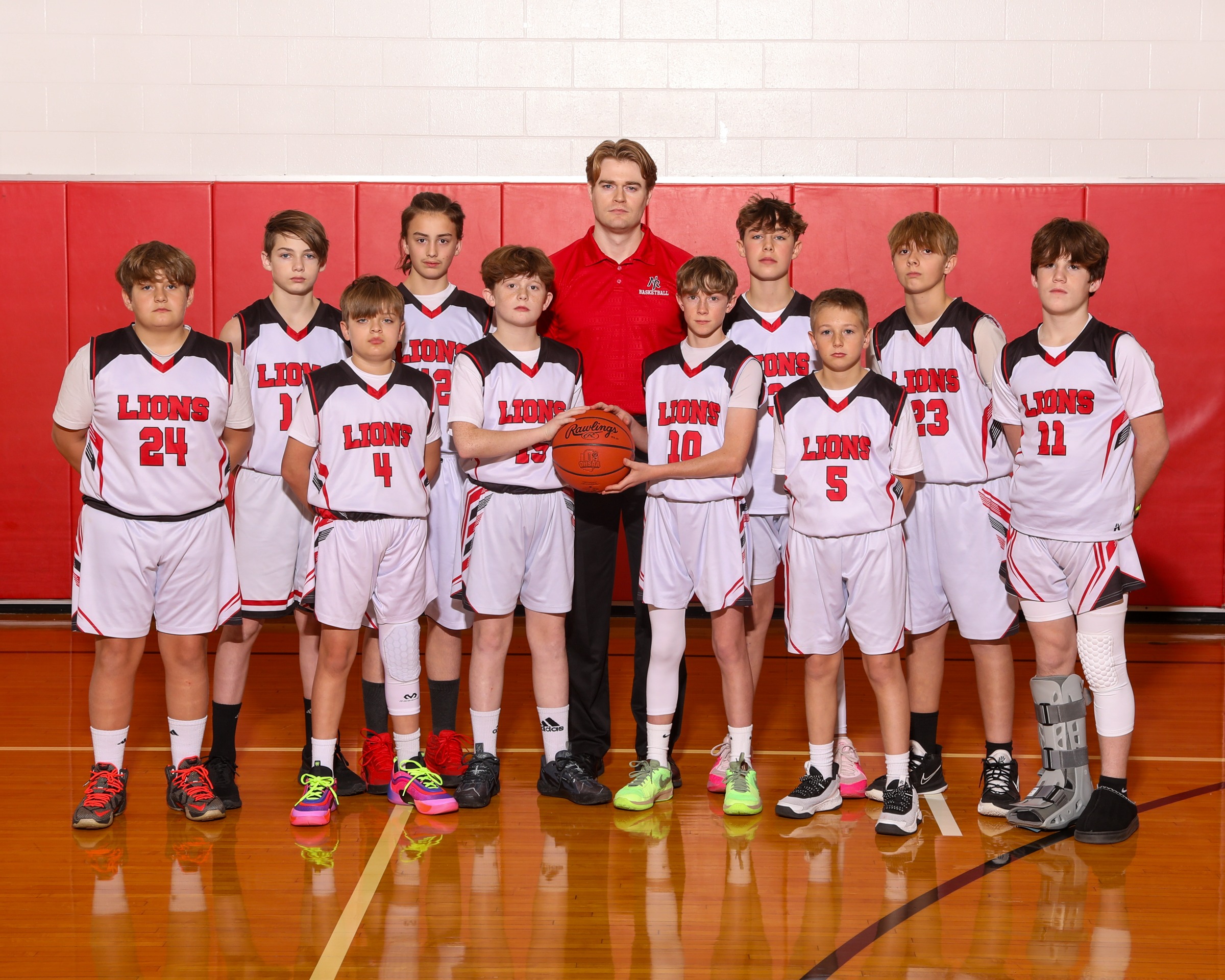 2024 - 2025 7th Grade Boys Basketball Team