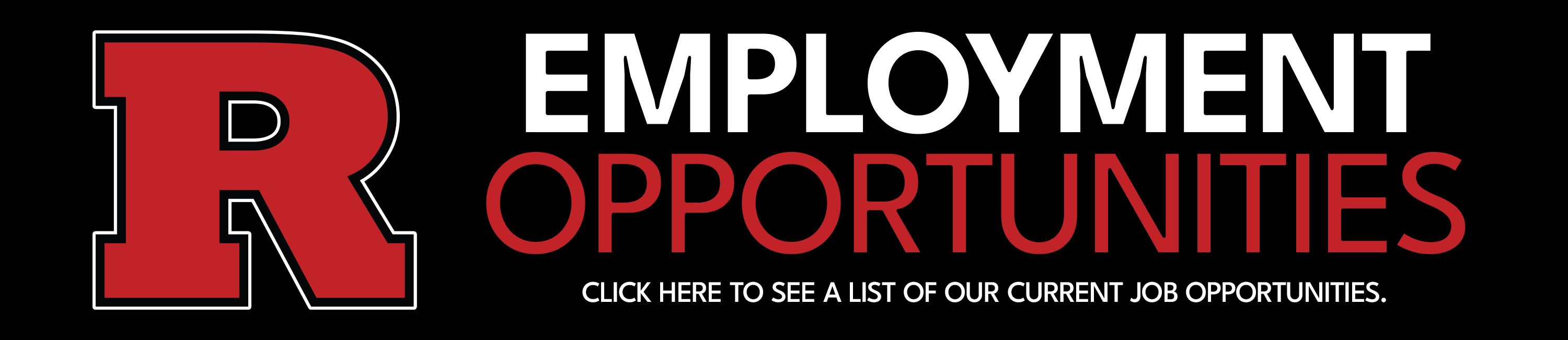 Employment opportunities Click here to see a list of all available jobs