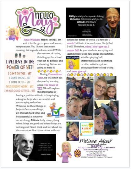 may newsletter