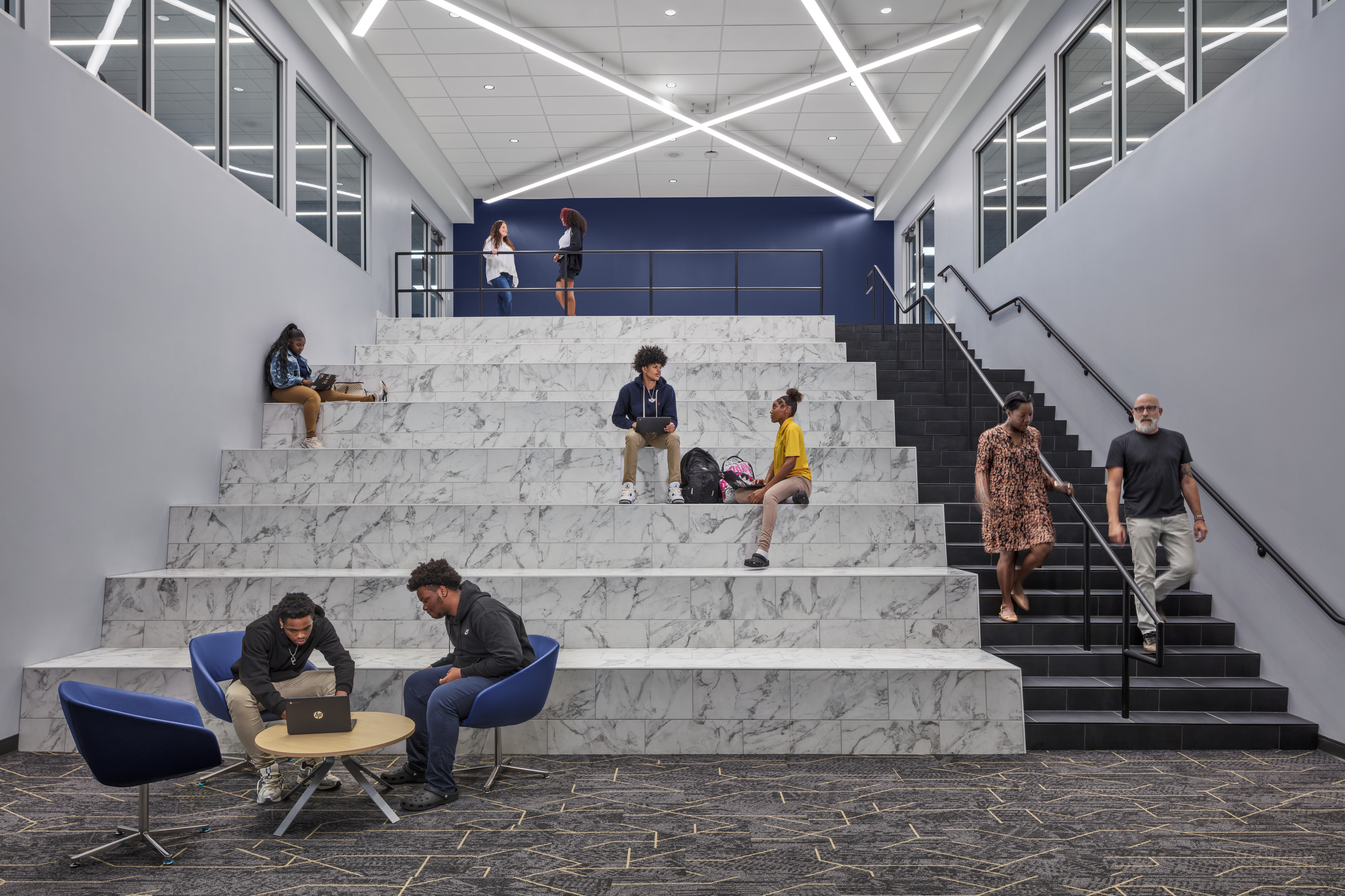 Photo of the library  media center