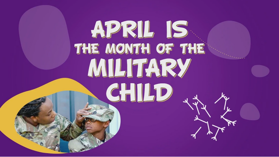 April is the month of the military child
