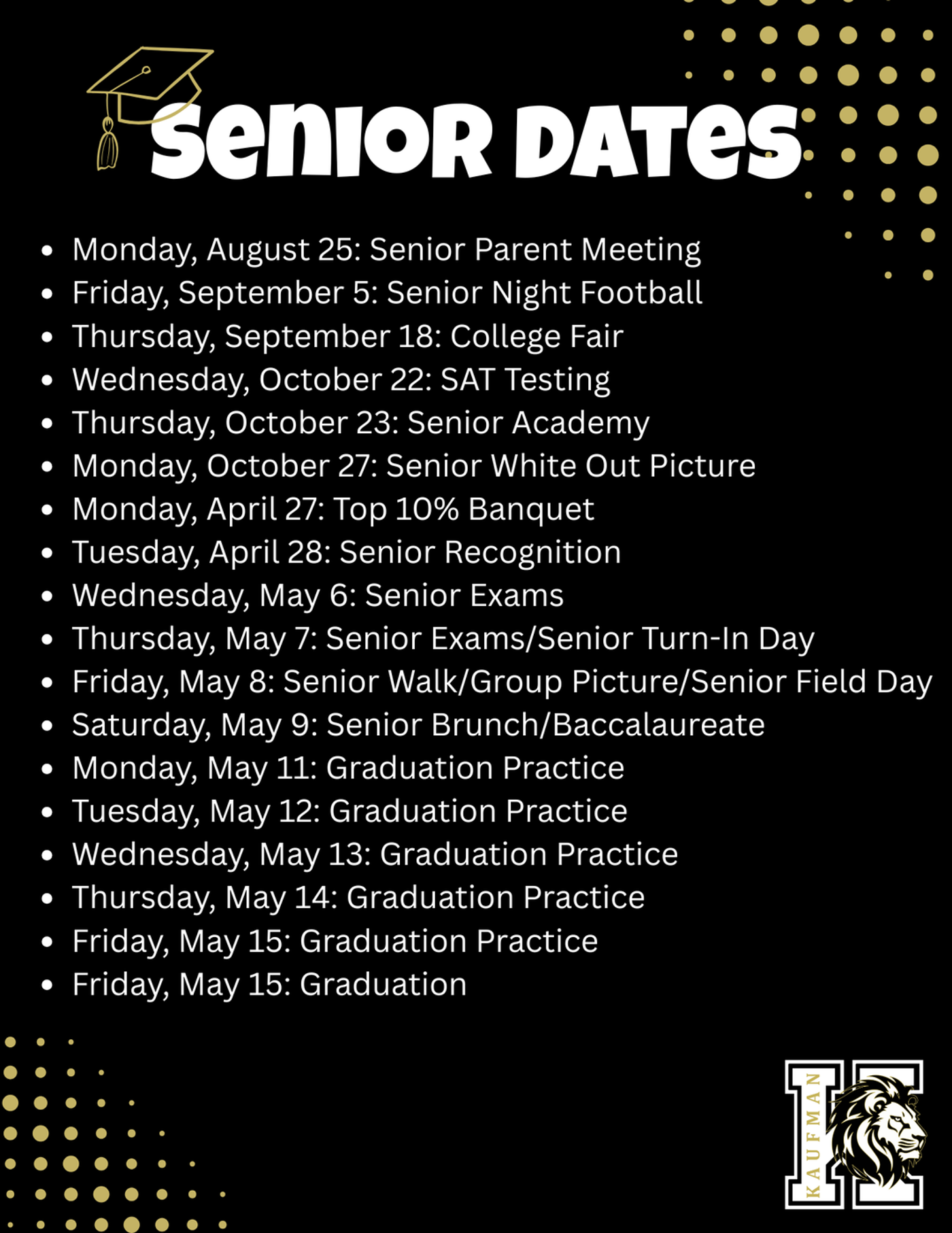 Senior Events