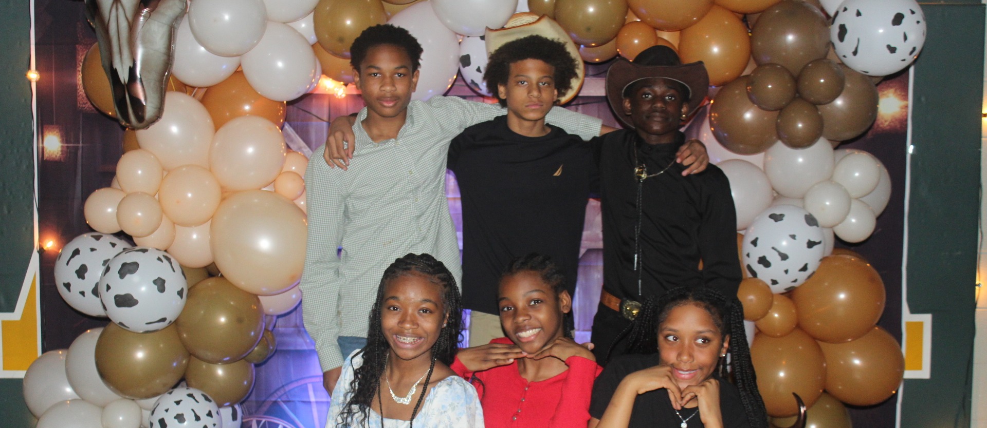 Students attend the Head Over Boots Dance