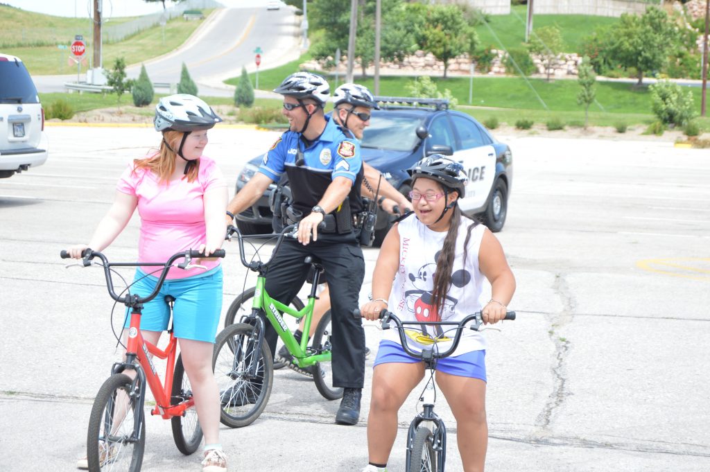 Bikes and police