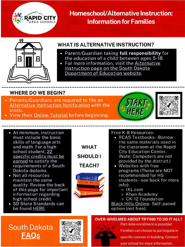 Home School Information