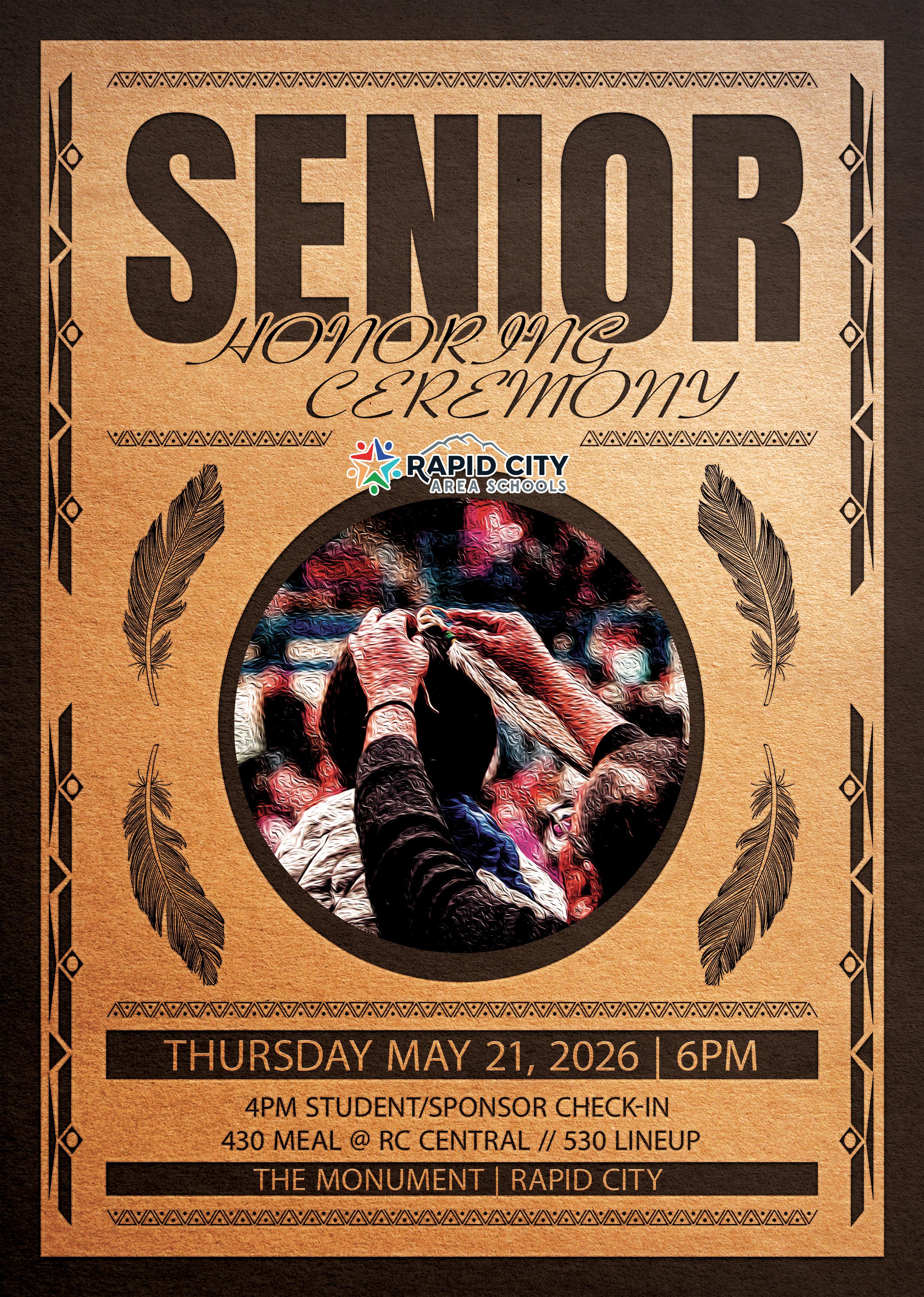 Senior Honoring Ceremony Flyer