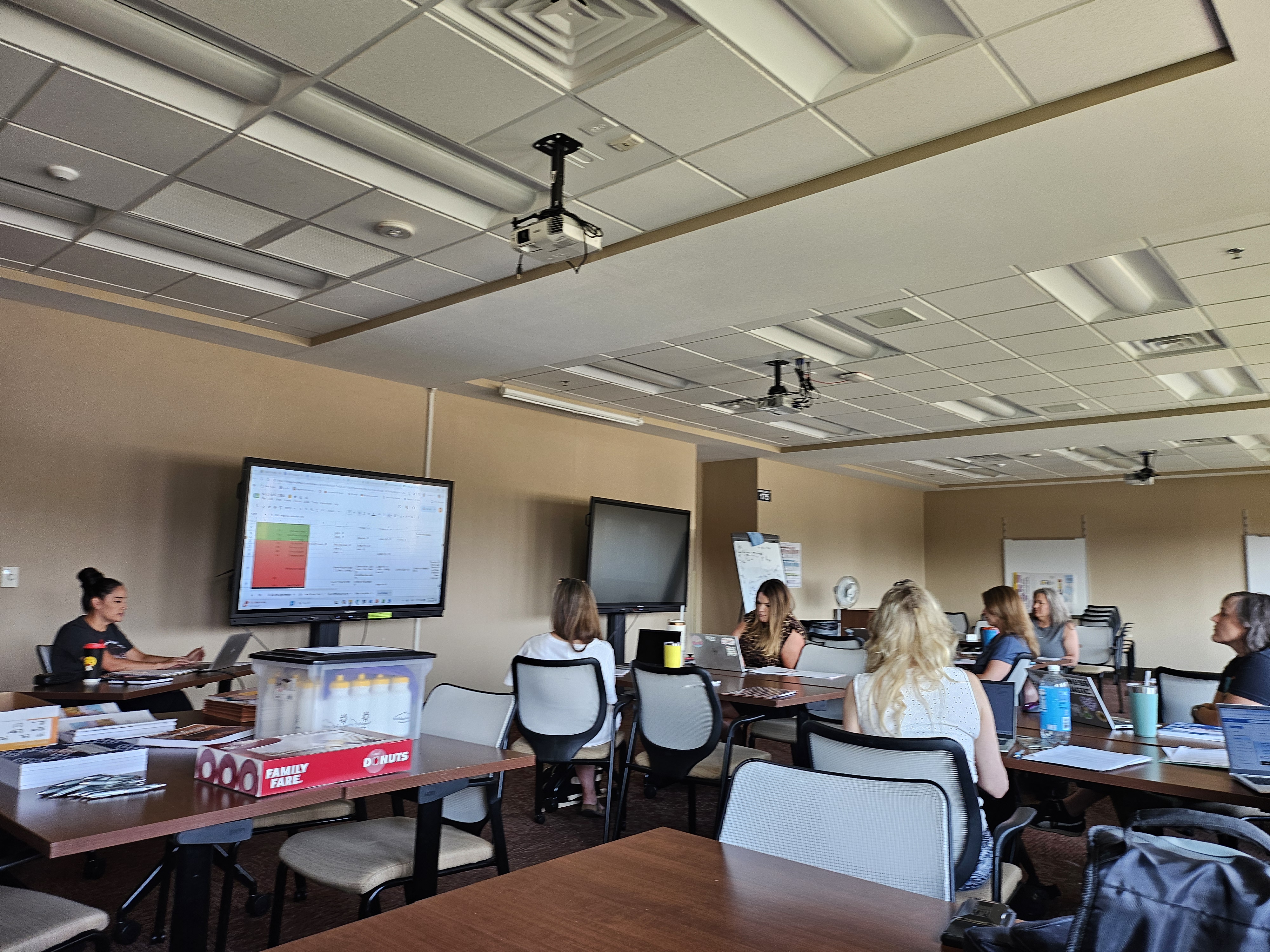 OSEU Teachers working on curriculum alignment with the OSEU standards