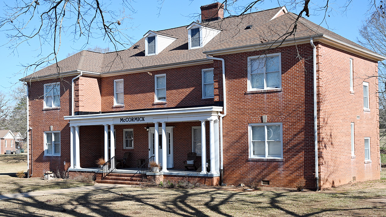 McCormick Residence Hall on the John de la Howe campus