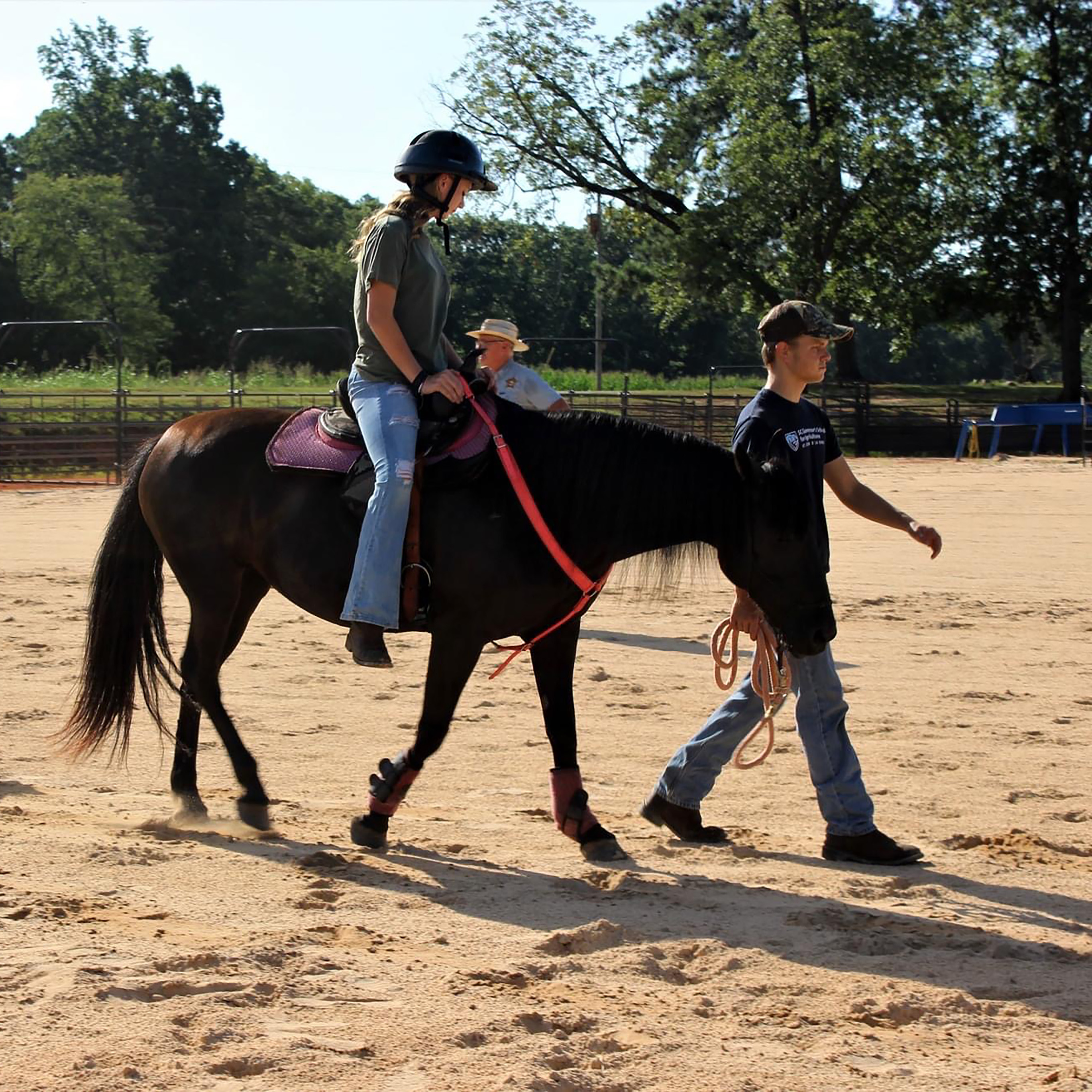 During summer camps, the Equine Center is a popular spot for campers.