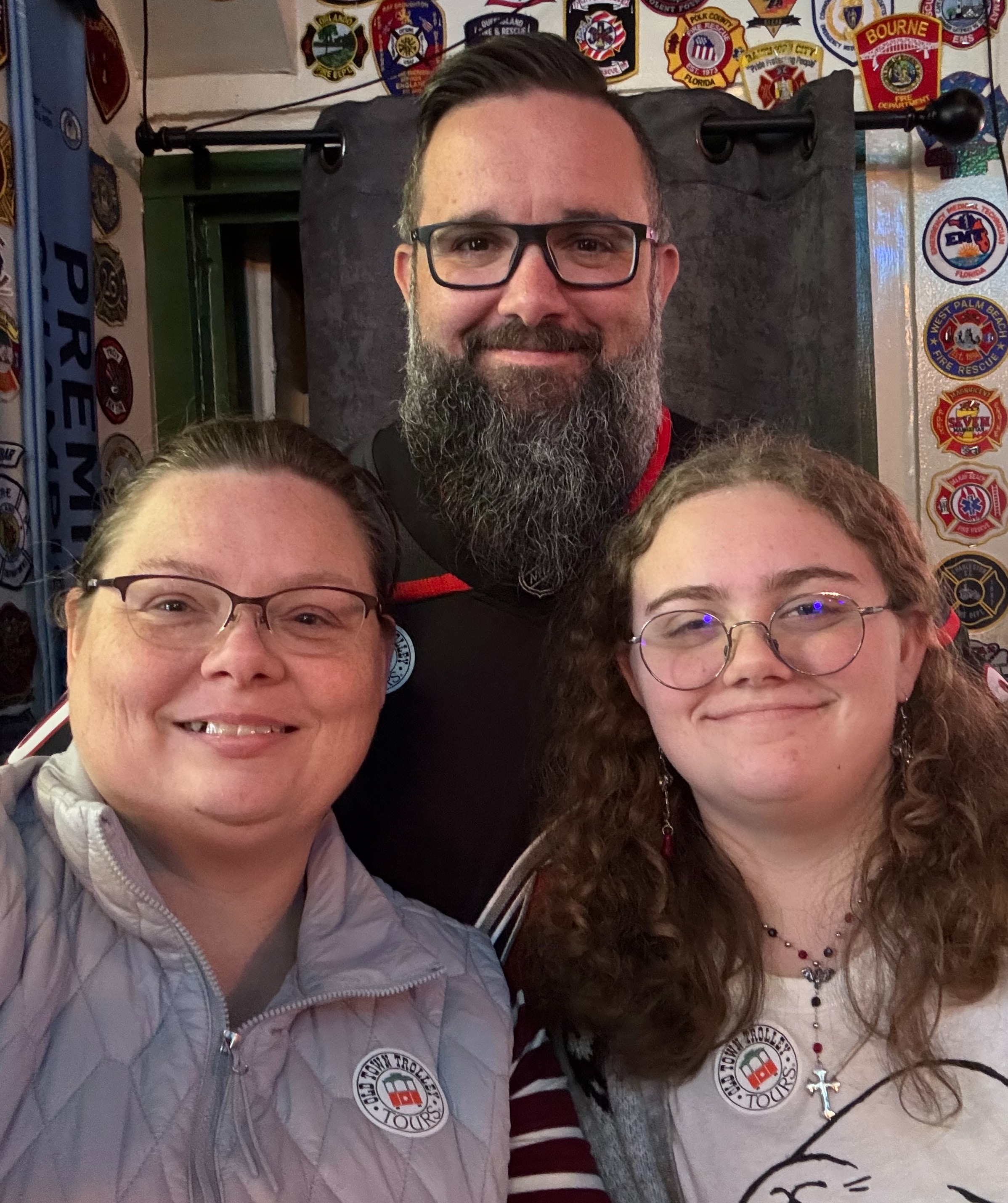 Mr Phil Anderson and his family