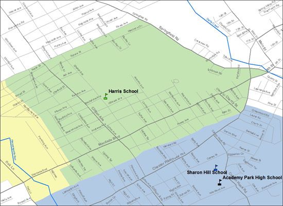 Harris School Boundaries Map