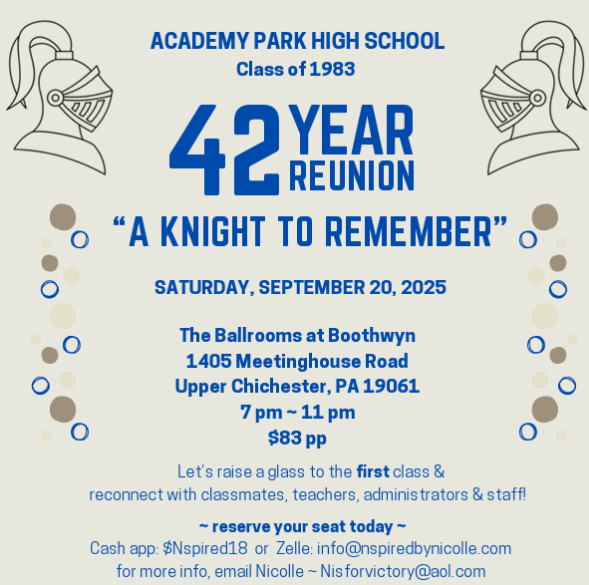 Class of 1983 Reunion Flyer