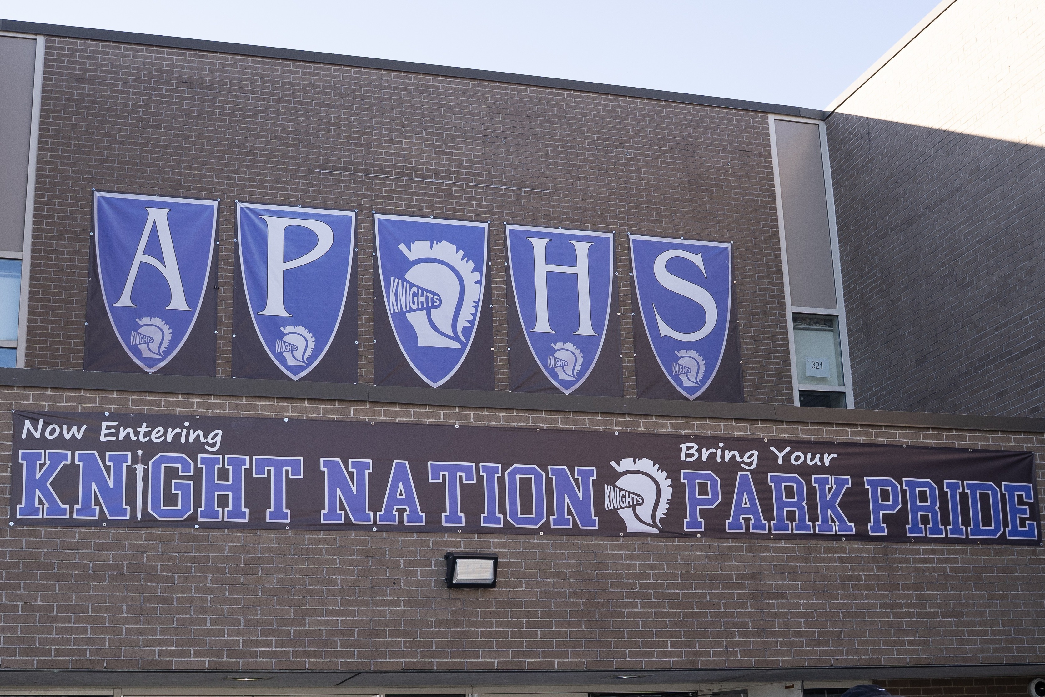 Front of Academy Park High School building