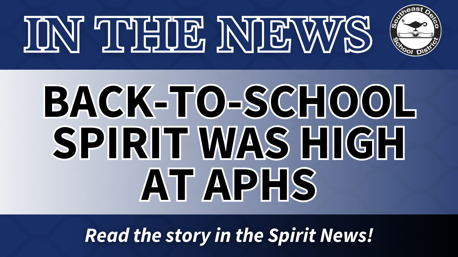 Headline: Back-to-school spirit was high at APHS