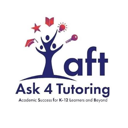 Ask 4 Tutoring logo.
