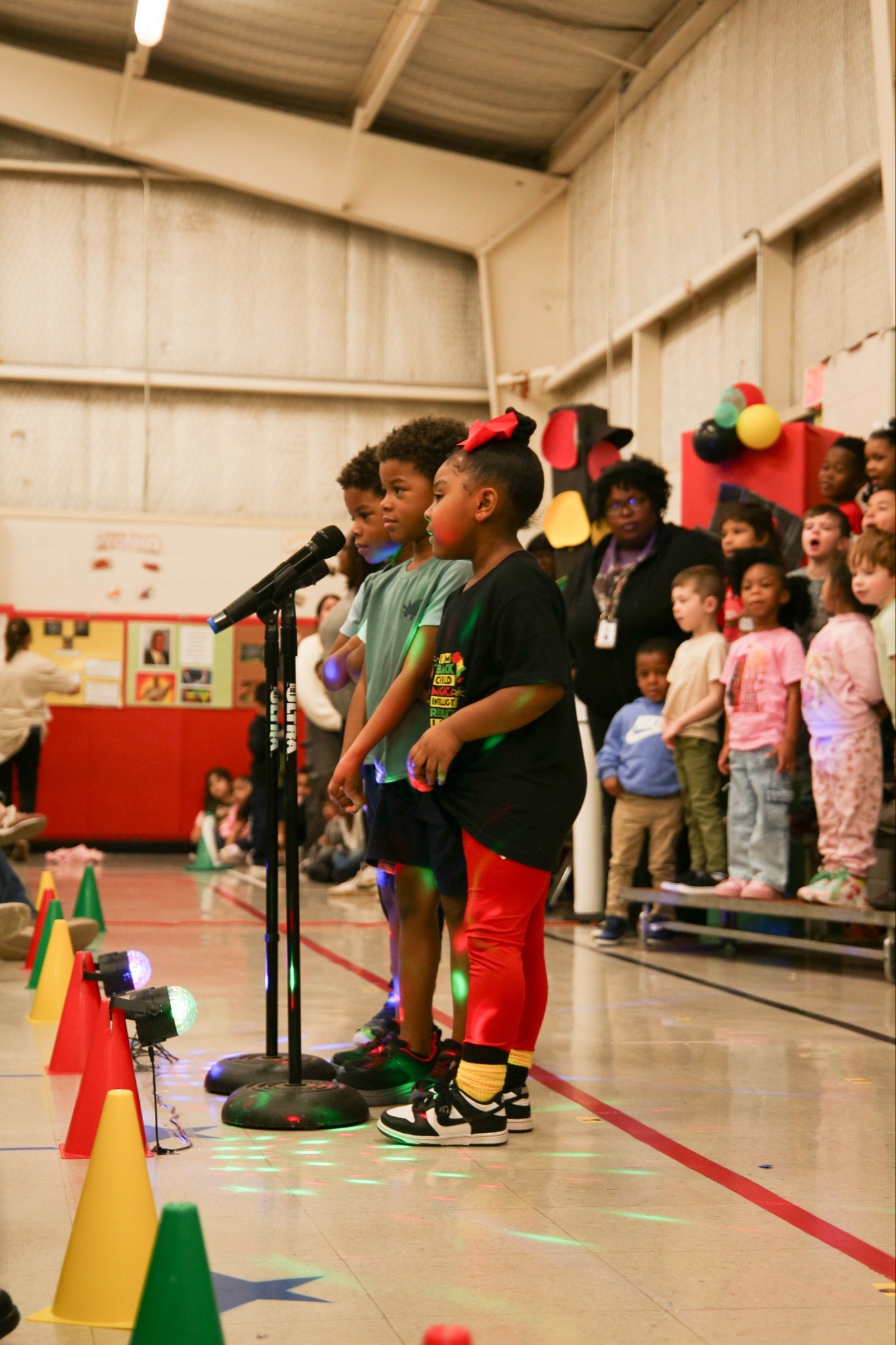 Garrett Primary students singing