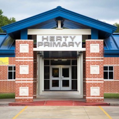 Herty Front of Builiding