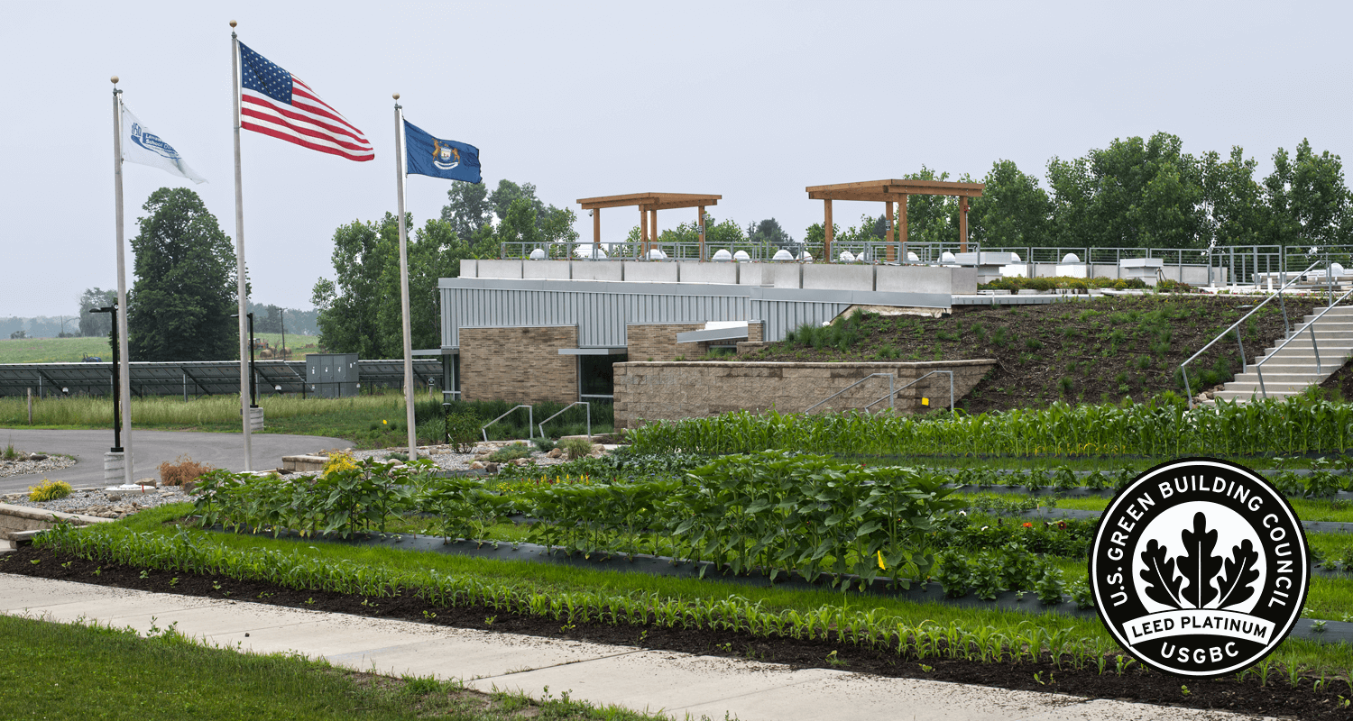 LISD CSF campus with LEED Platinum seal