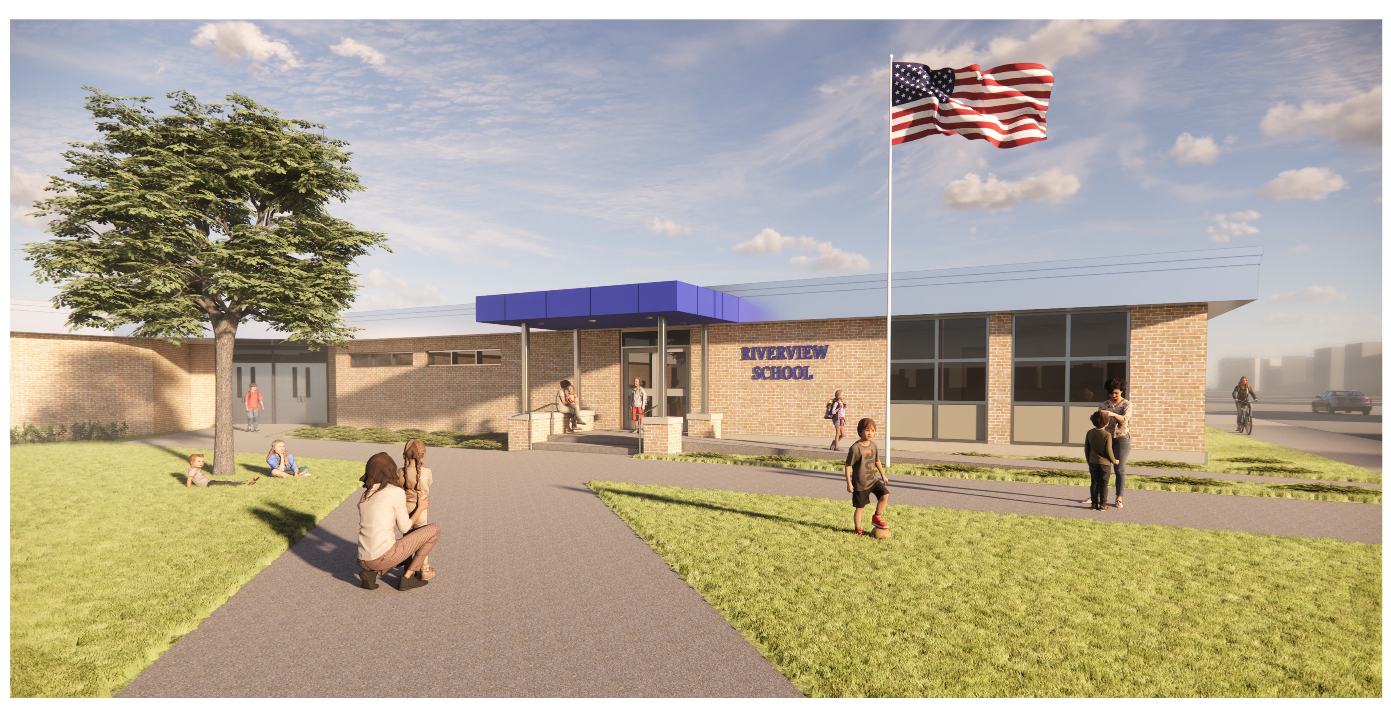 Picture of new entrance plan 