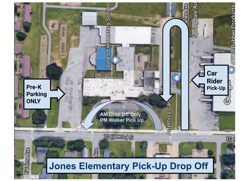 Jones Elementary Pick-Up Drop Off