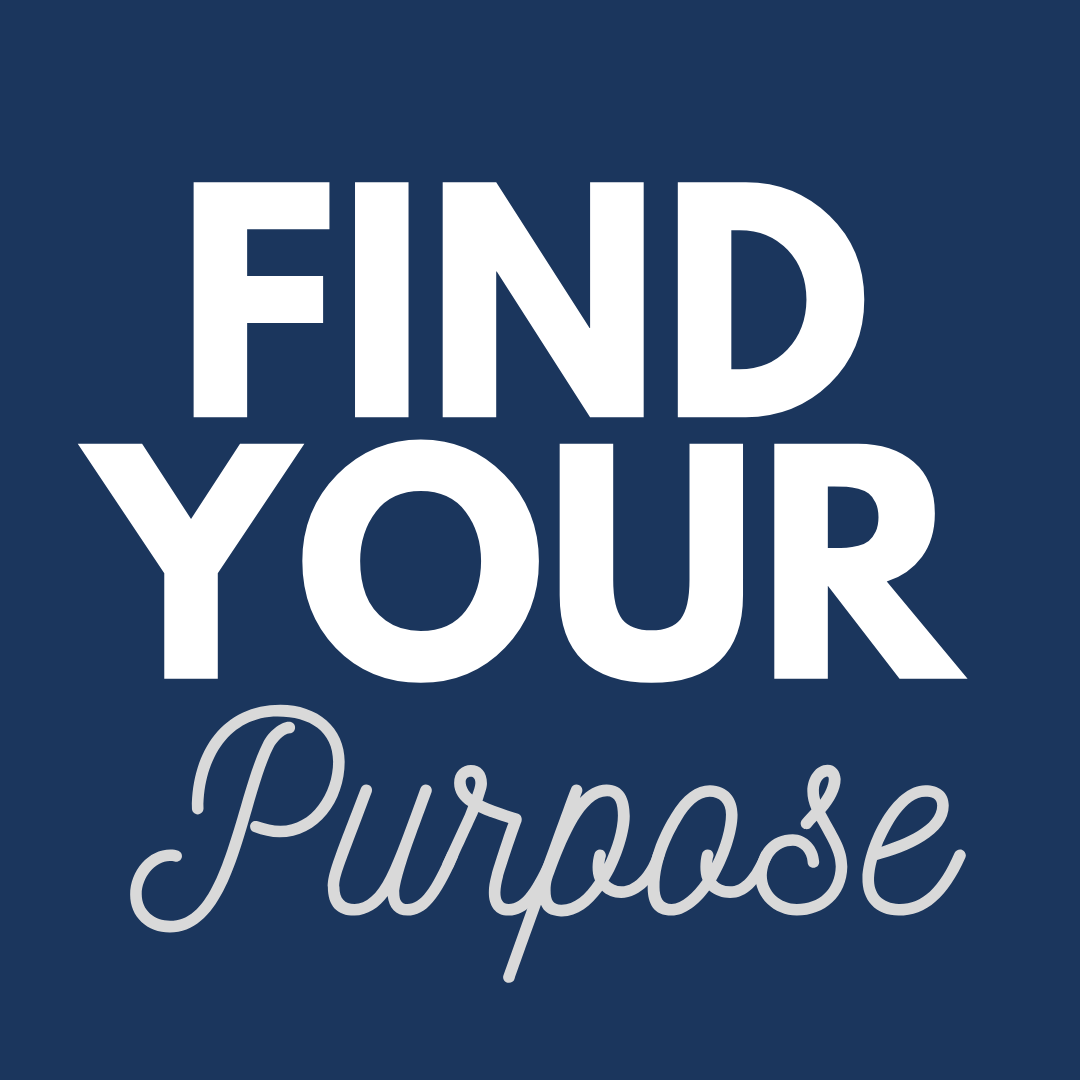 graphic tile with find your purpose